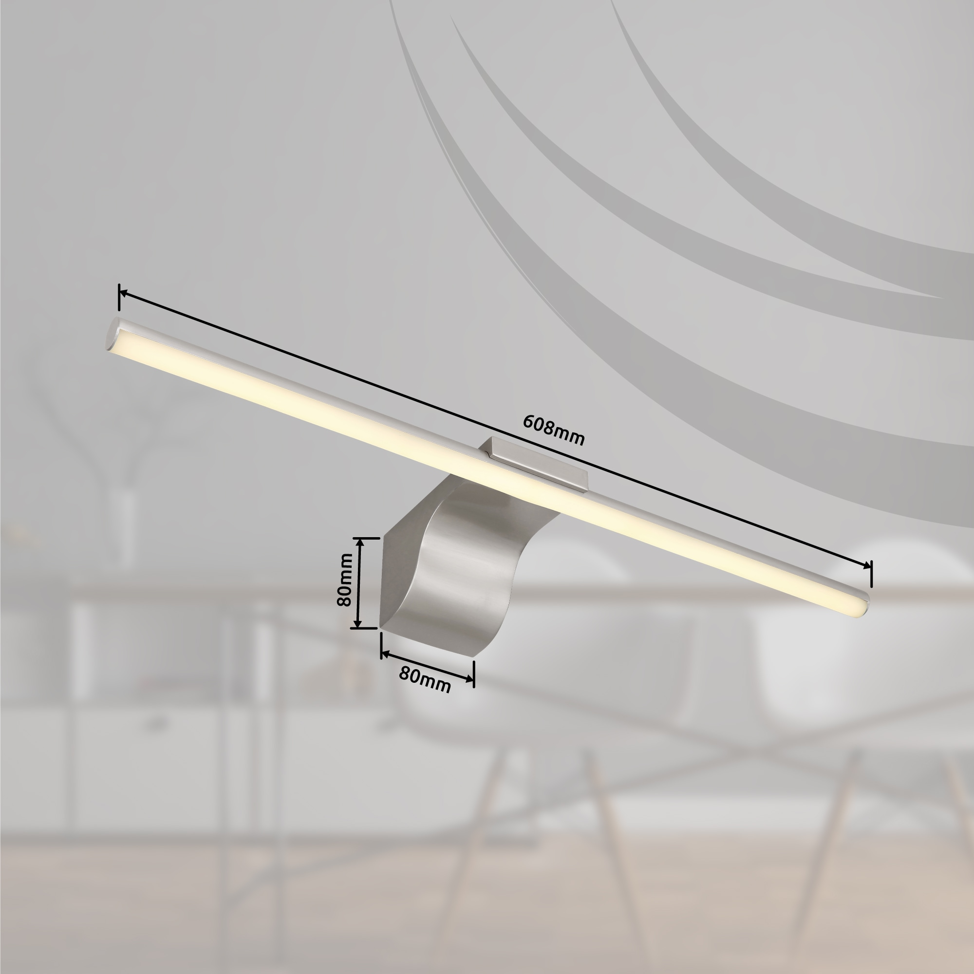 GLOBO LIGHTING LED Wandleuchte »PEPE«, Leuchtmittel LED-Modul | LED fest integriert, Wandlampe/4000K/opal/Wohnzimmer/Flur