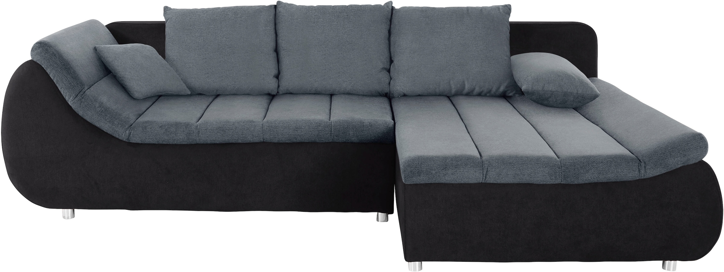 Home affaire Ecksofa "Imola, elegant und modern, aktuelle Steppung im Sitz, günstig online kaufen