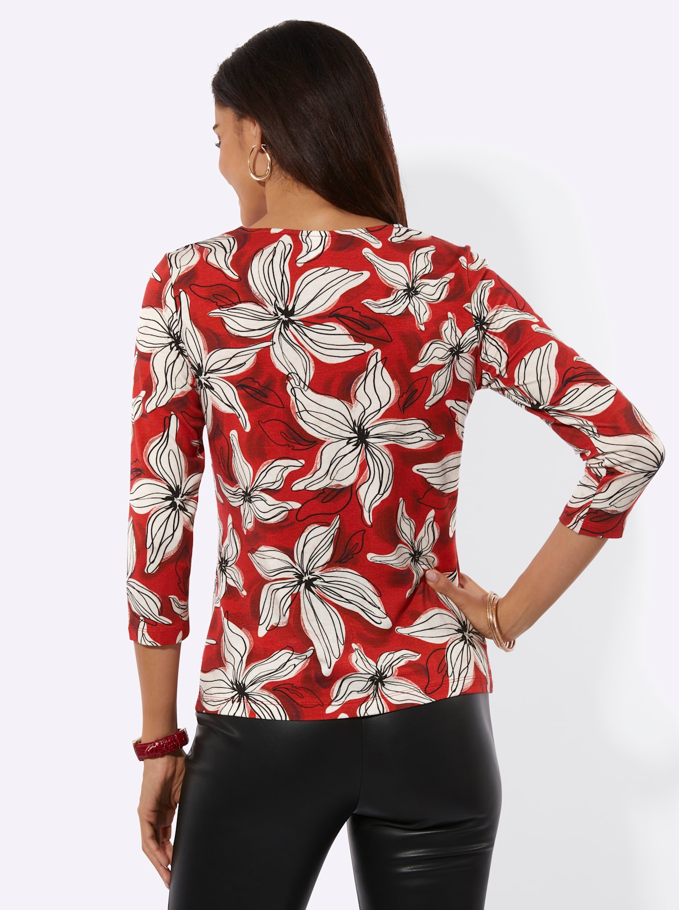 creation L Rundhalsshirt »Druck-Shirt« 1 tlg.