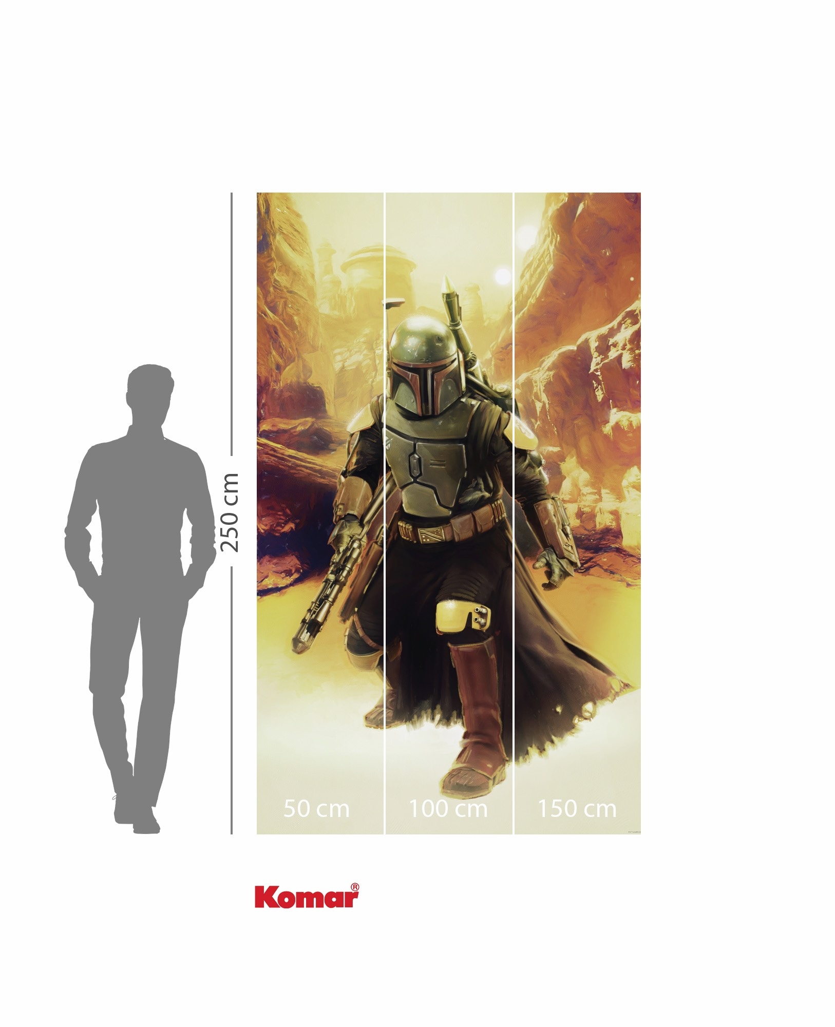 Komar Kindertapete »Star Wars Boba Fett Snea...