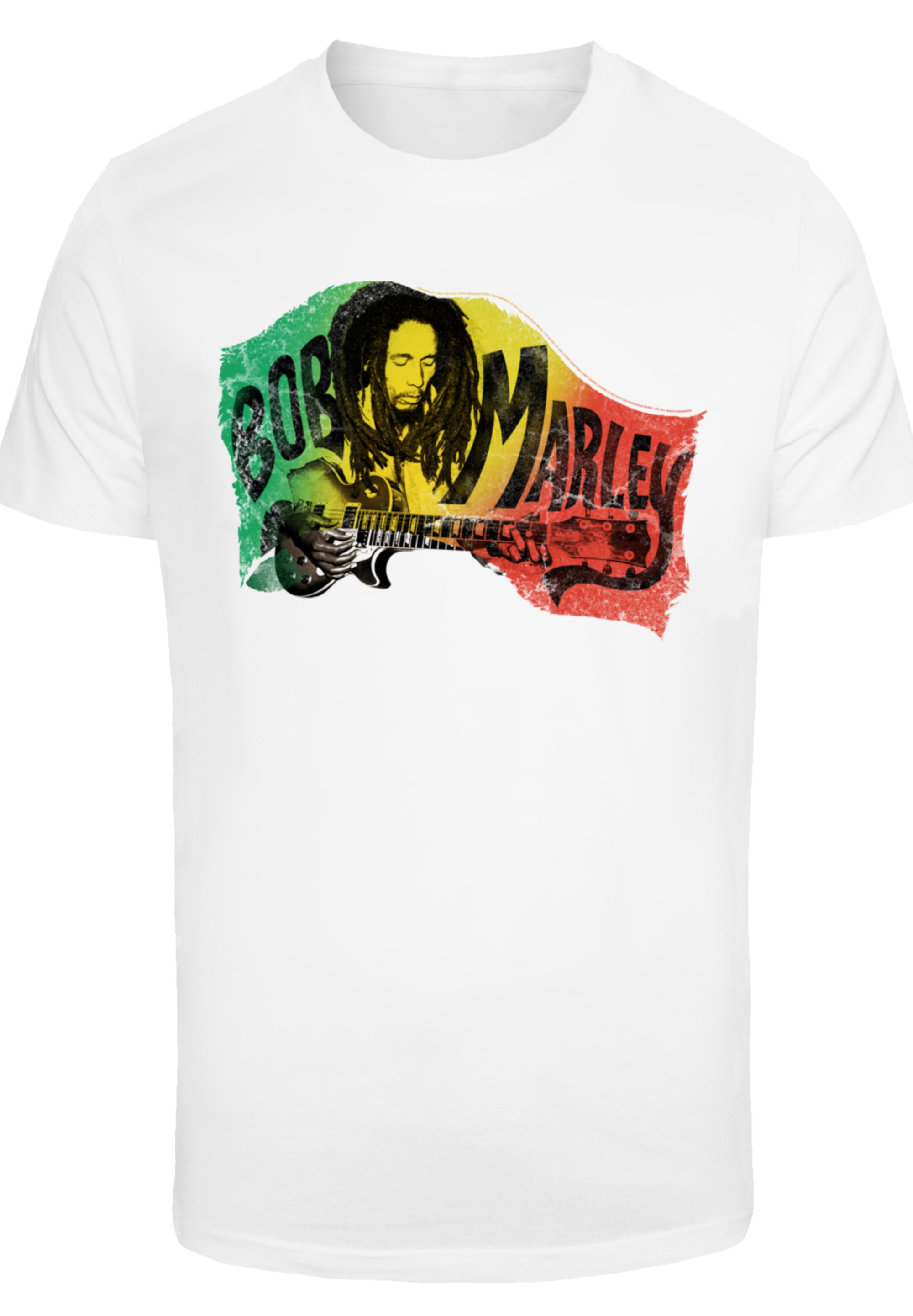 F4NT4STIC T-Shirt »Bob Marley Chords Reggae Music by Rock Off«, Premium Qualität, Musik