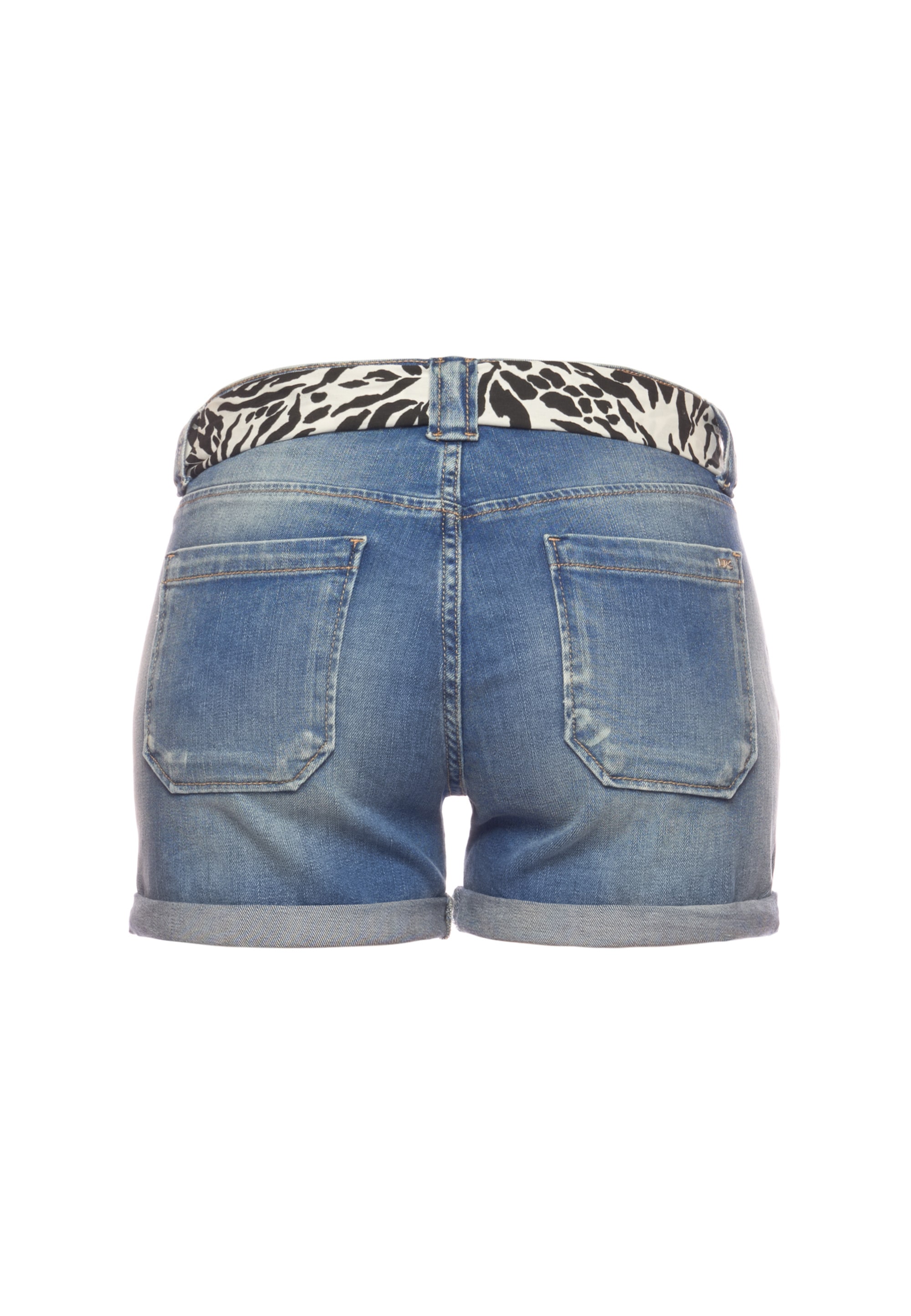 Le Temps Des Cerises Shorts, mit trendigem Bindegürtel