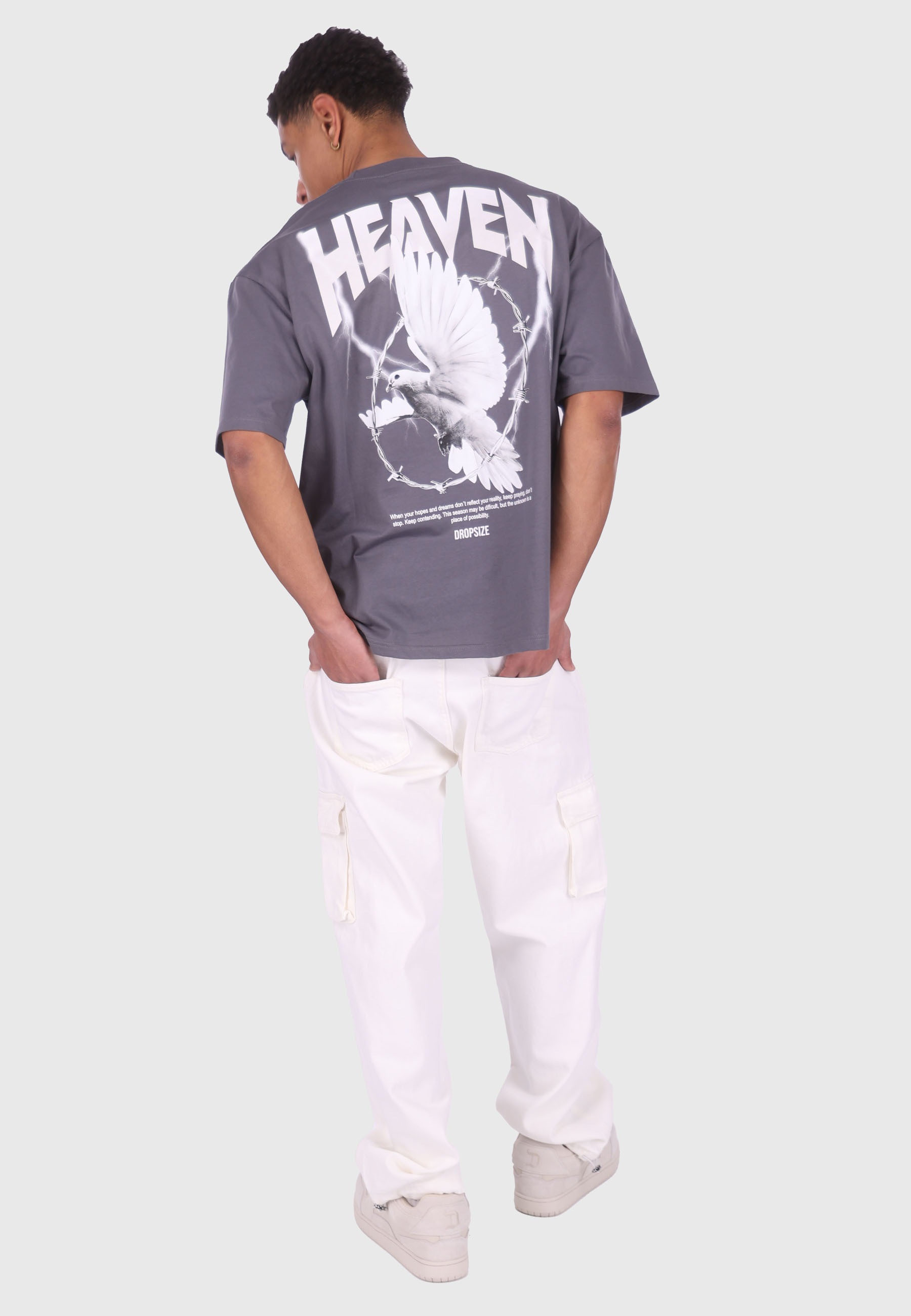 Dropsize T-Shirt »Dropsize HEAVY OVERSIZED HEAVEN DOVE T-SHIRT« 1 Stk.