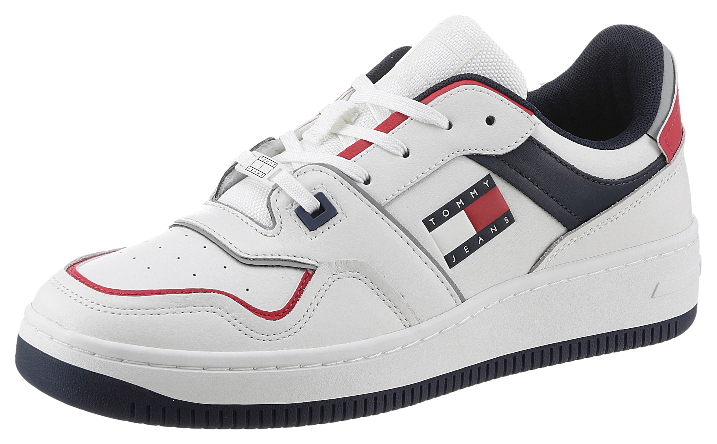 Tommy Jeans Keilsneaker "TJM RETRO BASKET CUPSOLE", Schnürschuh, Freitzeits günstig online kaufen