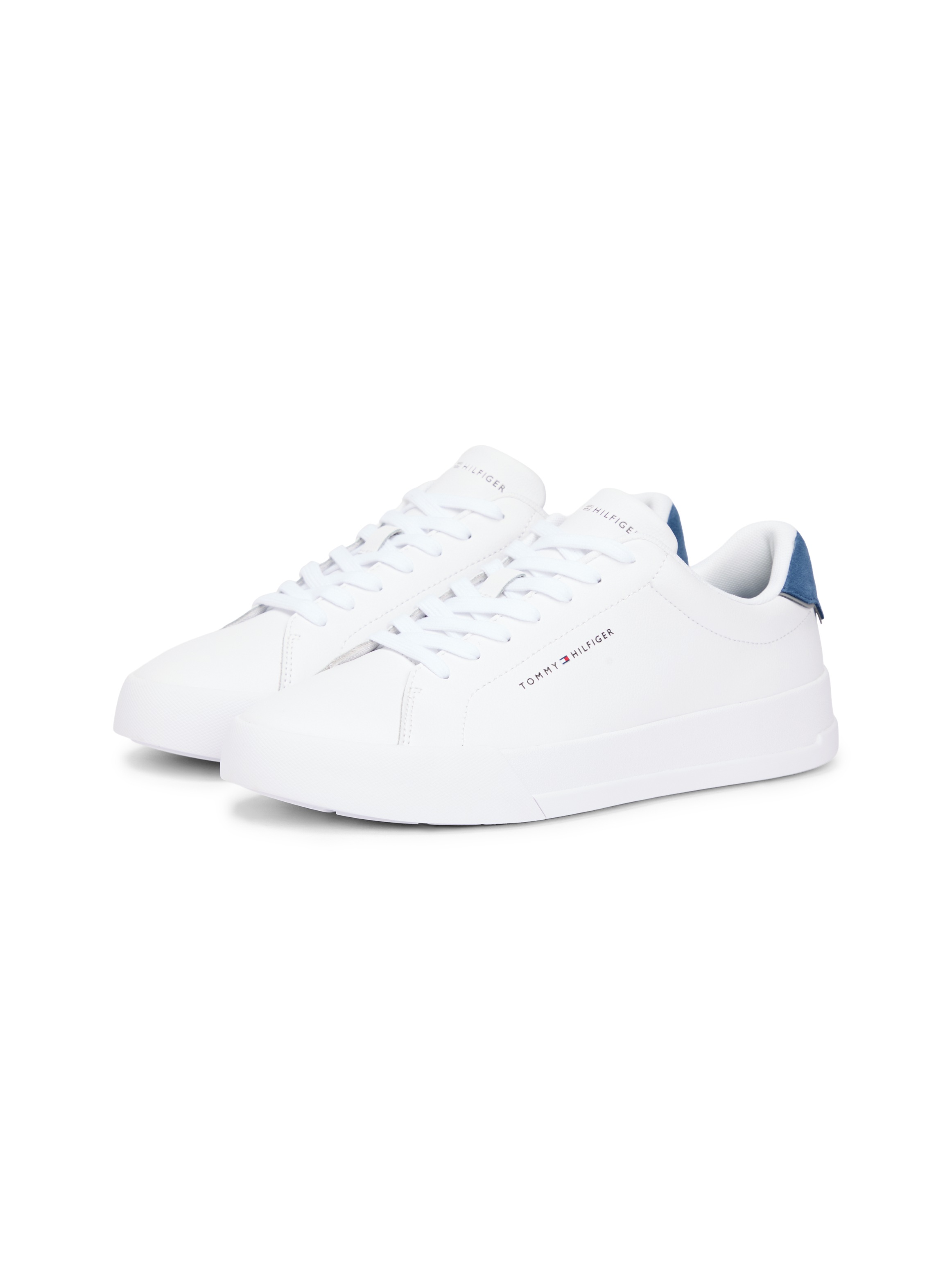 Tommy Hilfiger Sneaker "TH COURT LTH DETAIL ESS", Freizeitschuh, Halbschuh, günstig online kaufen