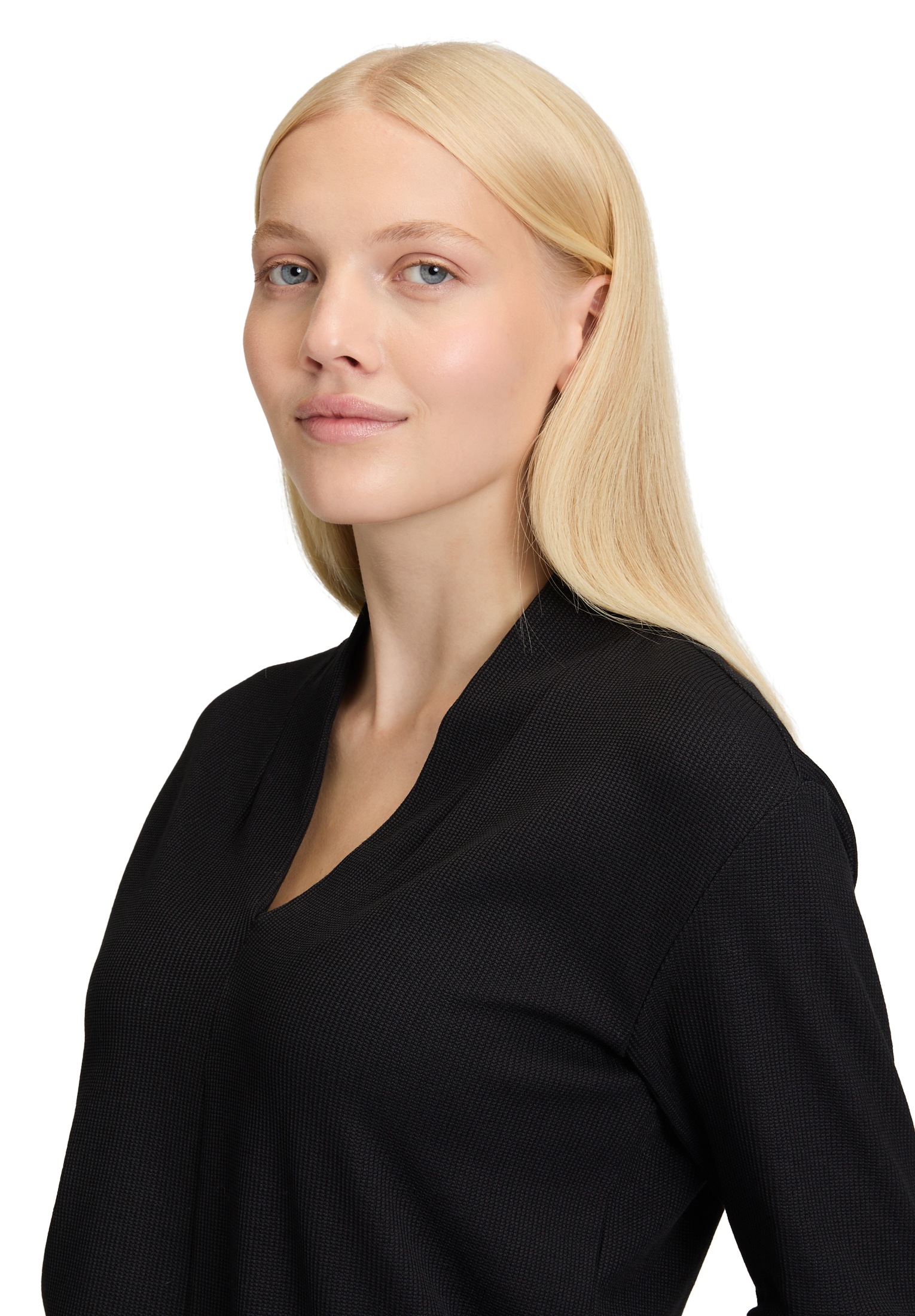 Betty&Co 3/4-Arm-Shirt »Betty & Co Damen Casual-Shirt mit V-Ausschnitt«, (1 tlg.)