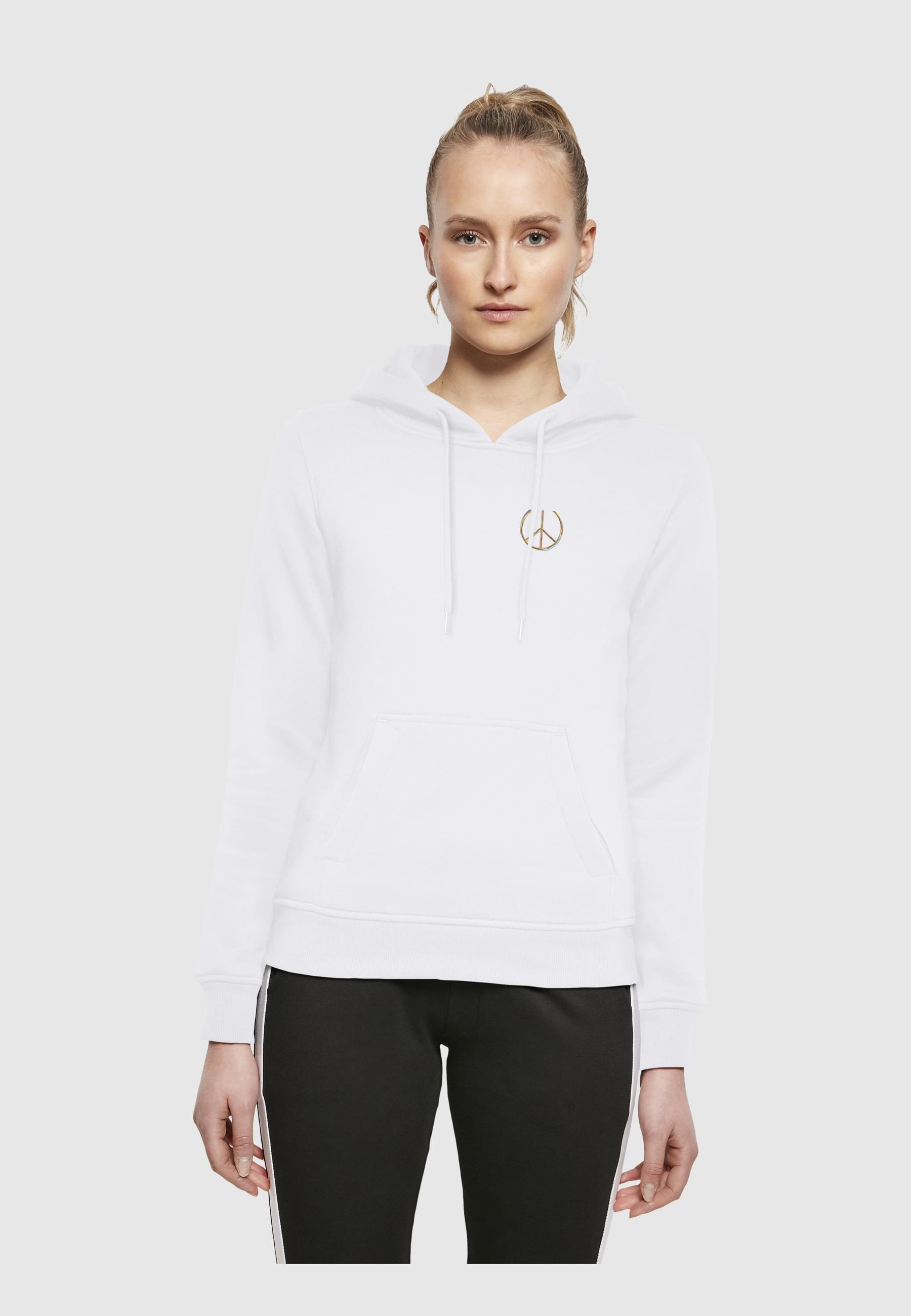 Merchcode Kapuzenpullover »Merchcode Damen Peace_Multicolor with Ladies Heavy Hoody«, 1 Stk.
