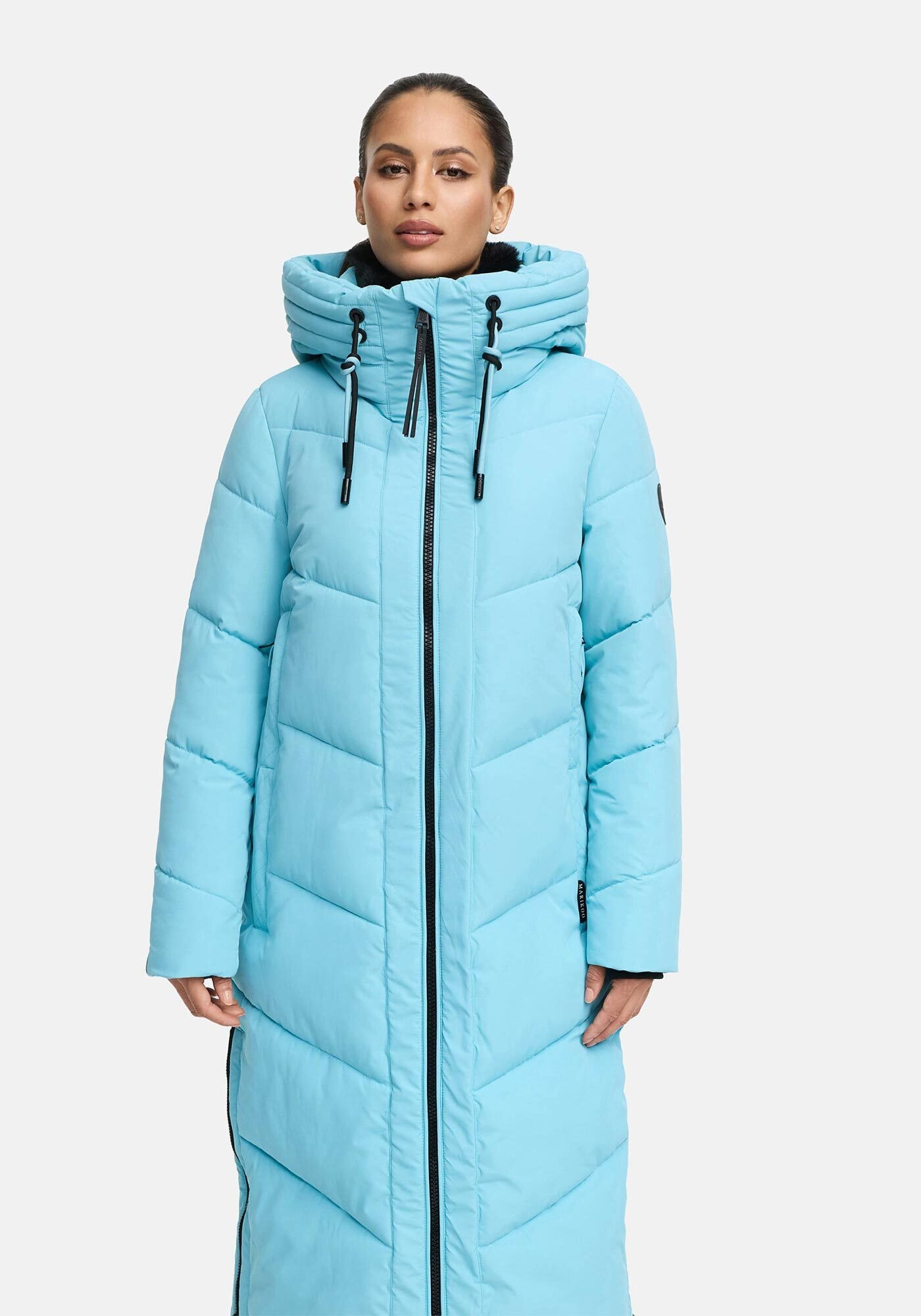 Marikoo Winterjacke "Nadaree XVI", Stepp Mantel mit großer Kapuze günstig online kaufen