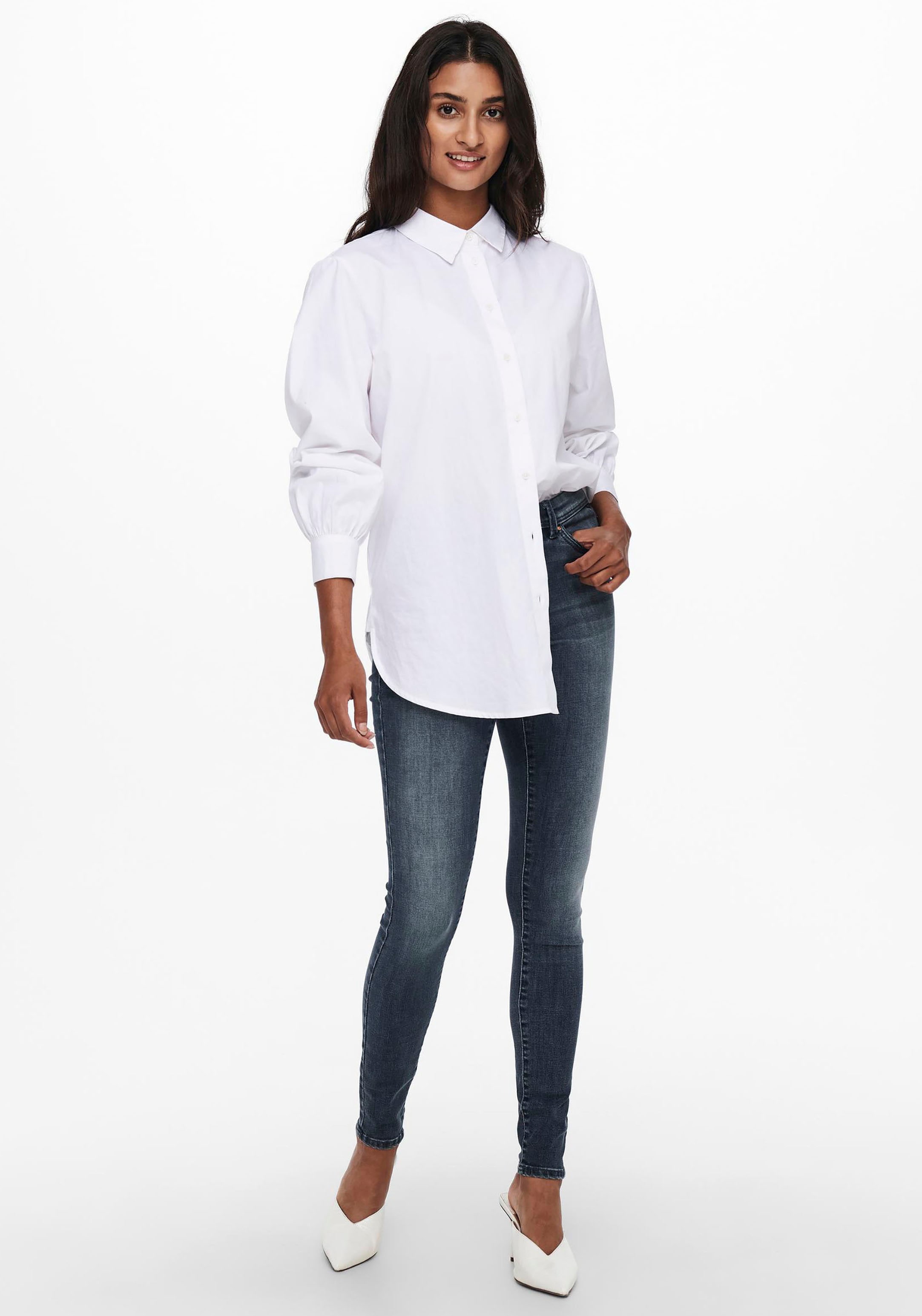 ONLY Skinny-fit-Jeans »ONLWAUW LIFE MID SK DNM«