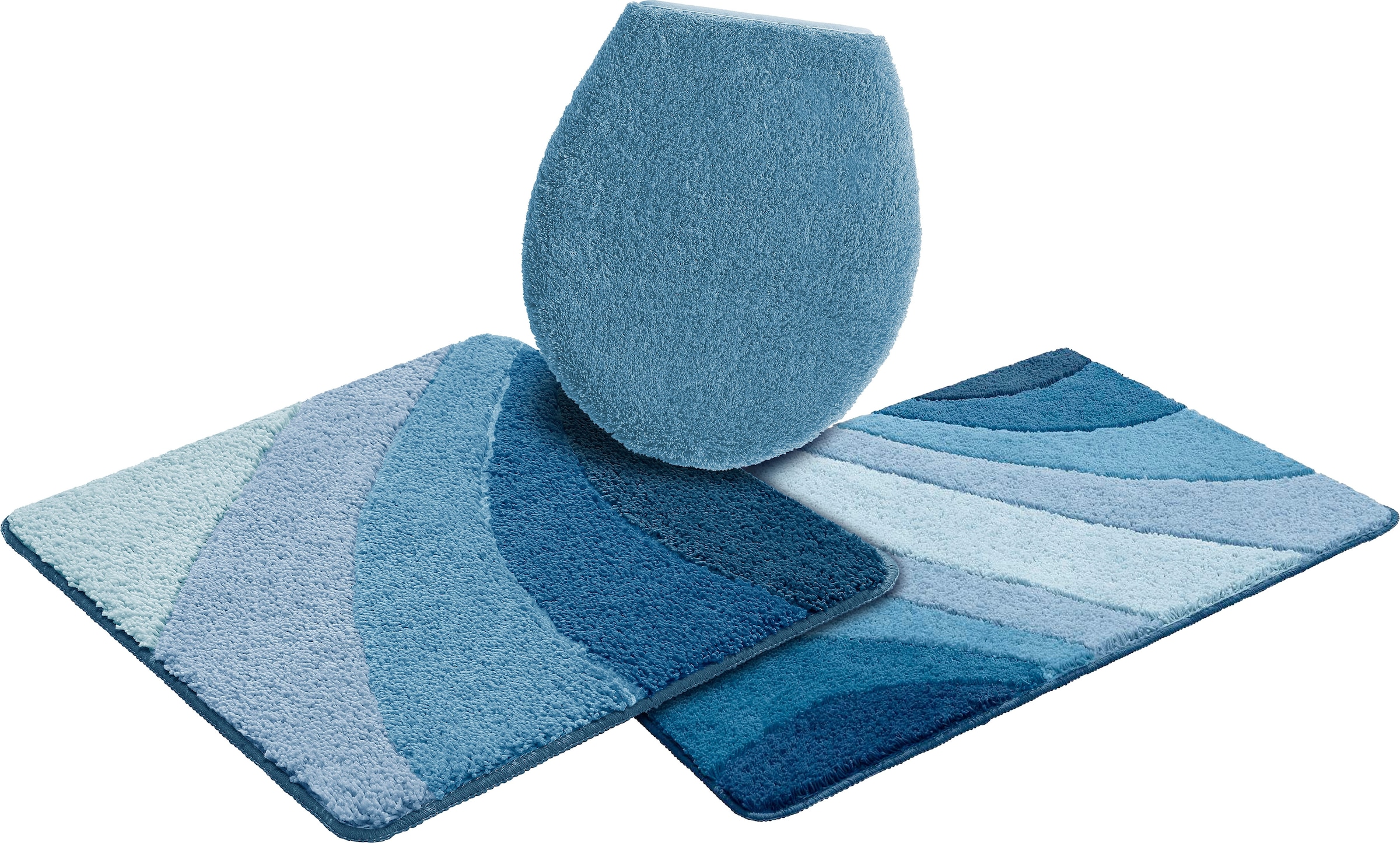 my home Badematte "Josie, Badvorleger, Badezimmer Teppich" Höhe 20 mm rutsc günstig online kaufen