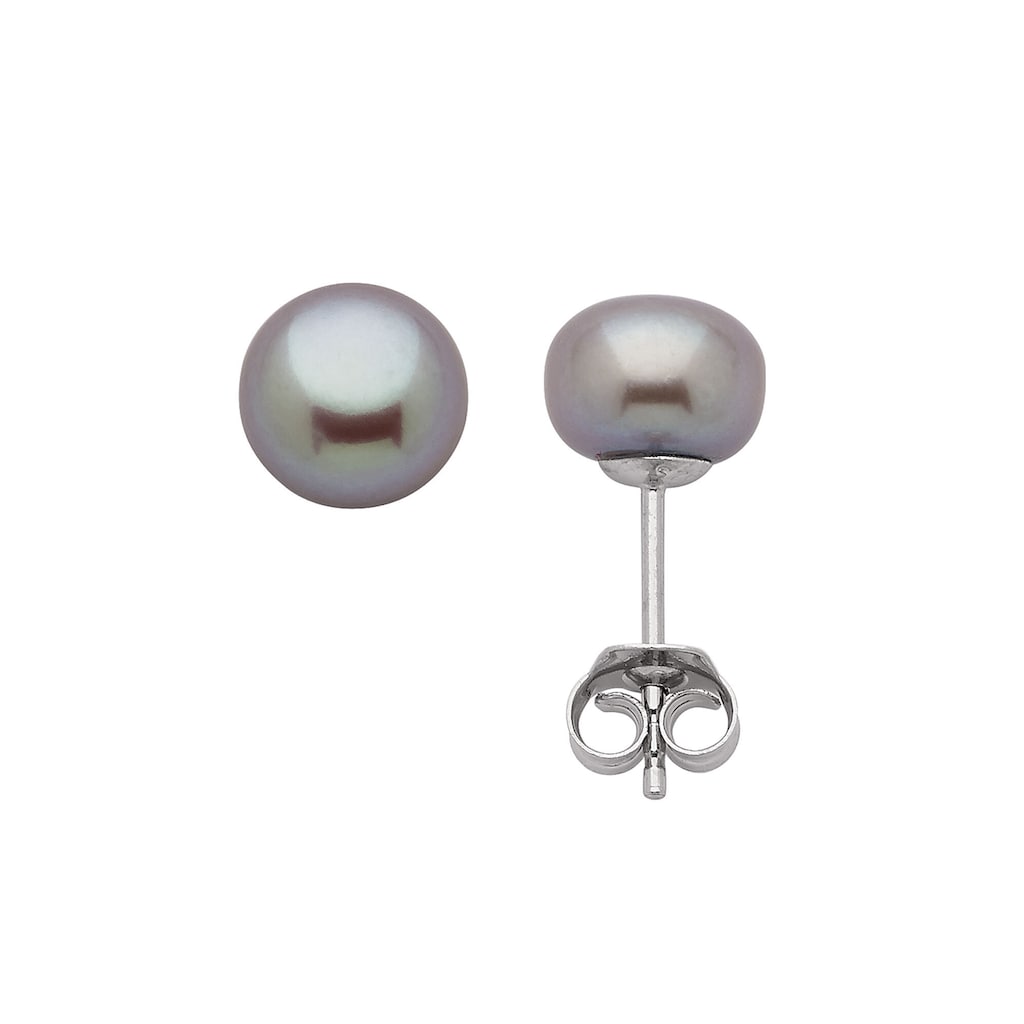 Adelia´s Paar Ohrhänger »925 Silber Ohrringe Ohrstecker Ø 8 mm« mit Süßwasser Zuchtperle Silberschmuck für Damen Adelia´s Paar Ohrhänger »925 Silber Ohrringe Ohrstecker Ø 8 mm« mit Süßwasser Zuchtperle Silberschmuck für Damen