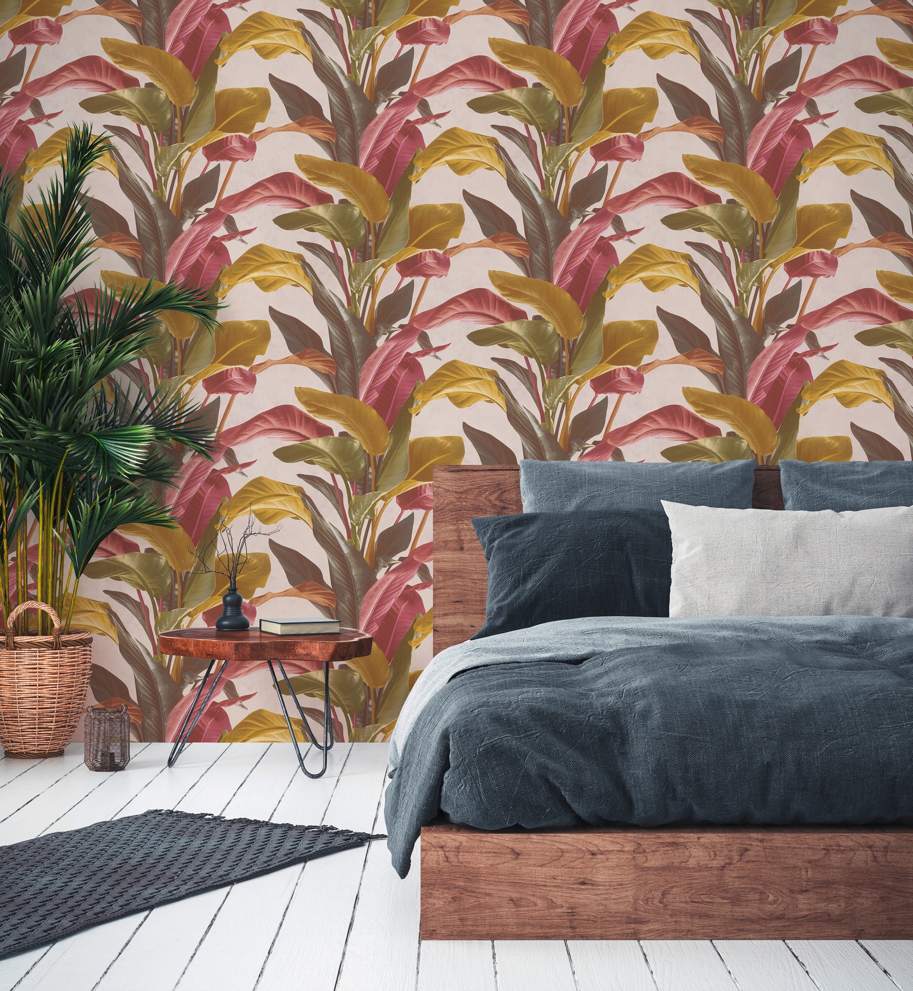 Metropolitan Stories Wallpaper Bold Leaves 37862-2