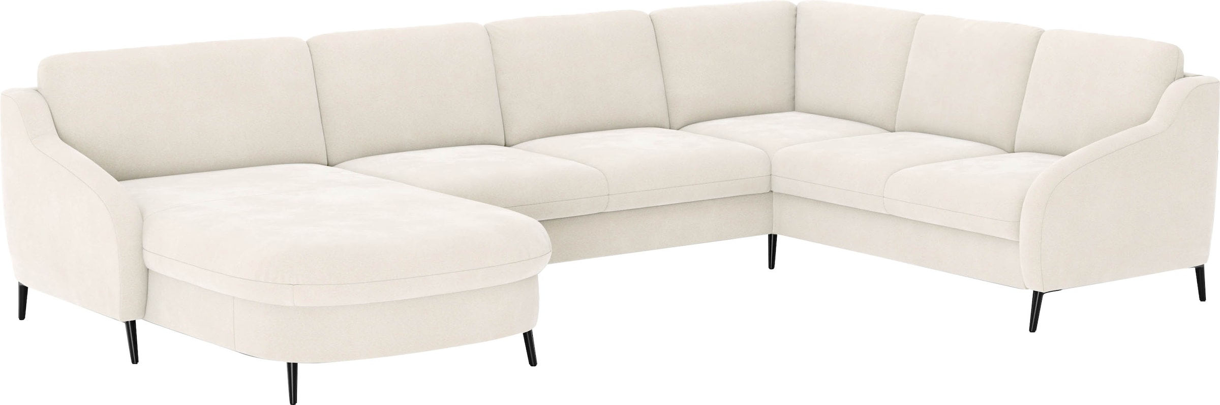 sit&more Wohnlandschaft »Soul U-Form«, wahlweise mit Bettfunktion und Bettkasten oder Schubkasten