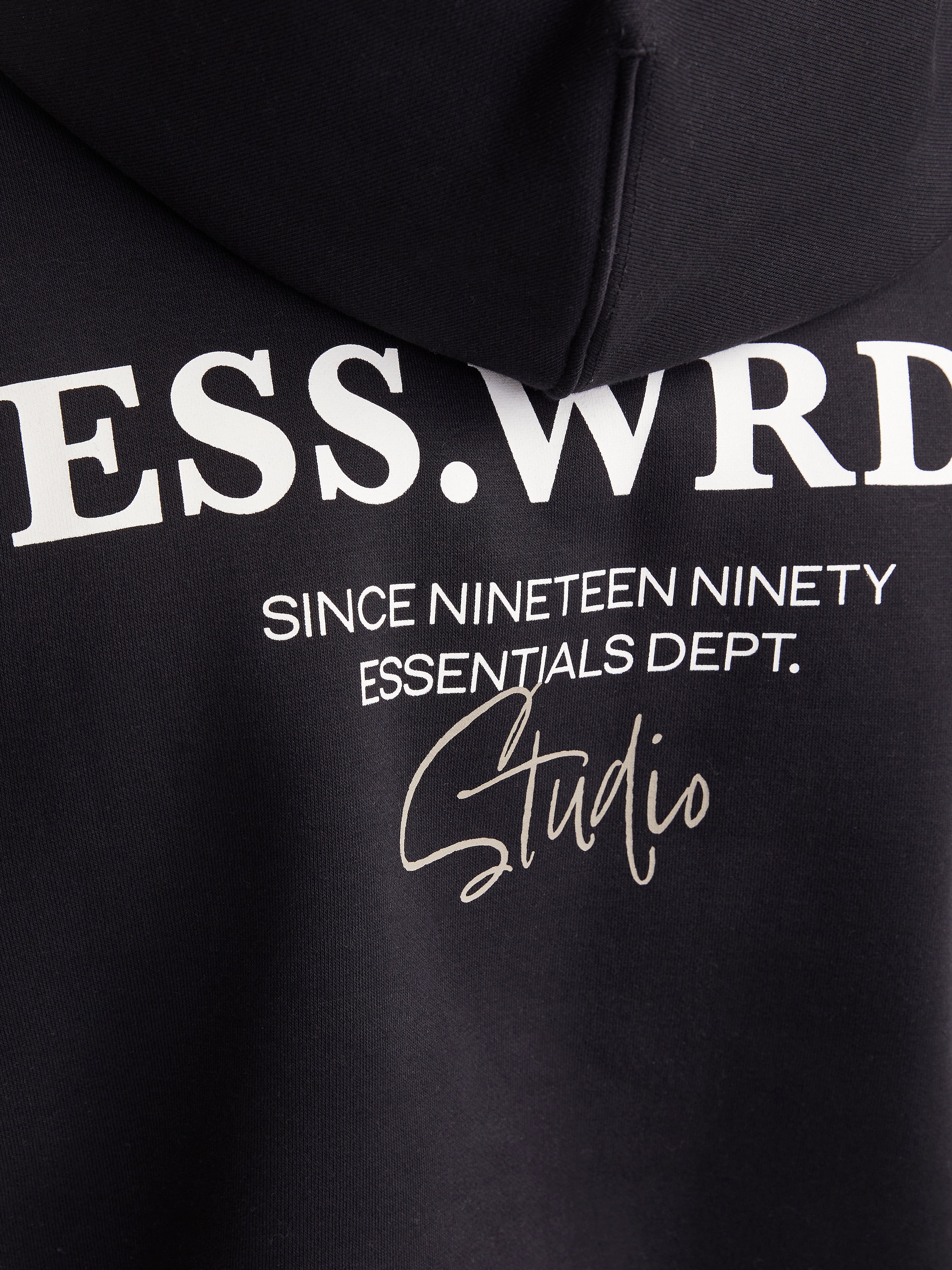 Jack & Jones Kapuzensweatshirt »JJEURBAN EDGE STUDIO SWEAT HOOD NOOS«, mit Front und Back Print