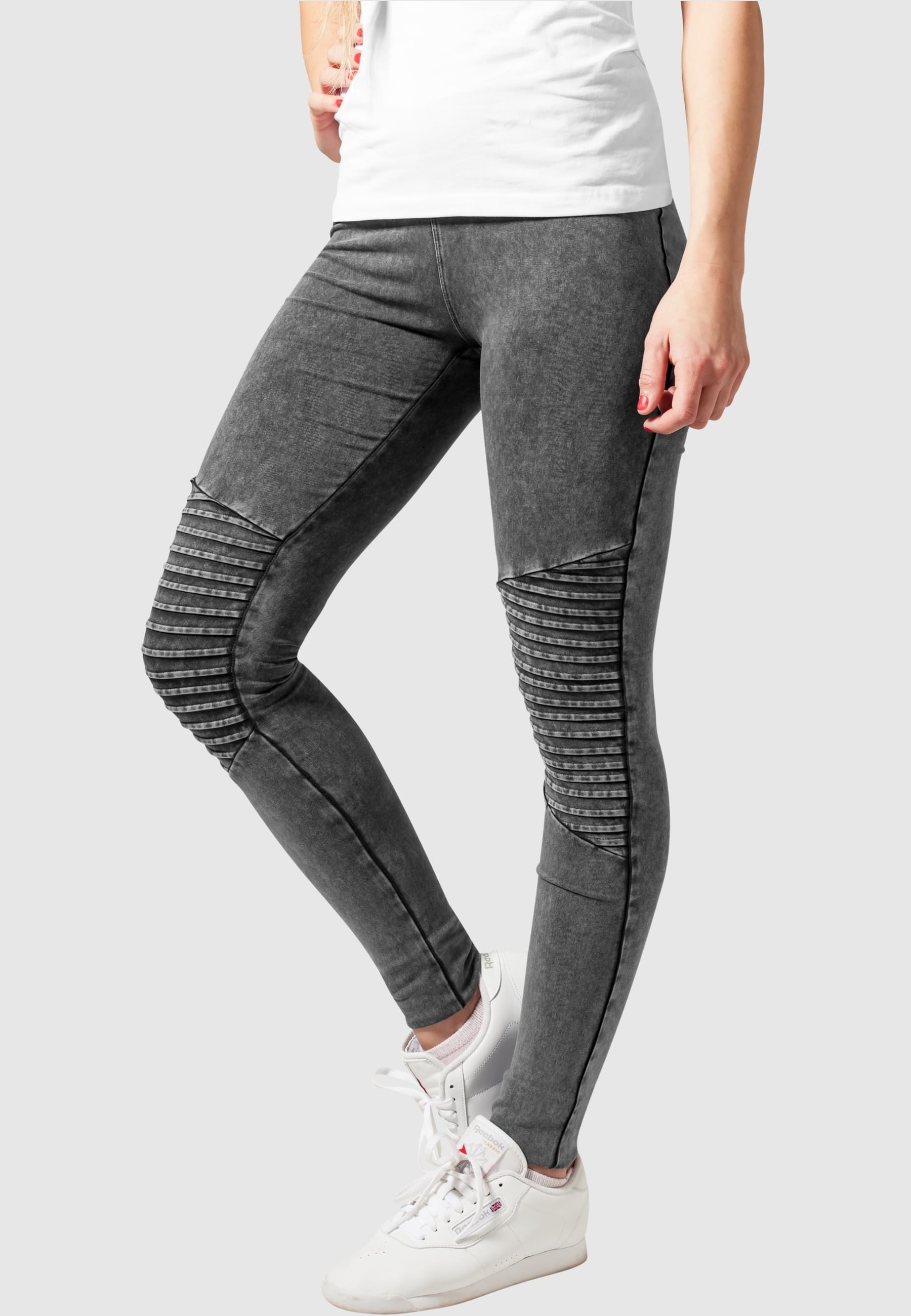 URBAN CLASSICS Leggings »Urban Classics Damen Ladies Denim Jersey Leggings«, (1 tlg.)