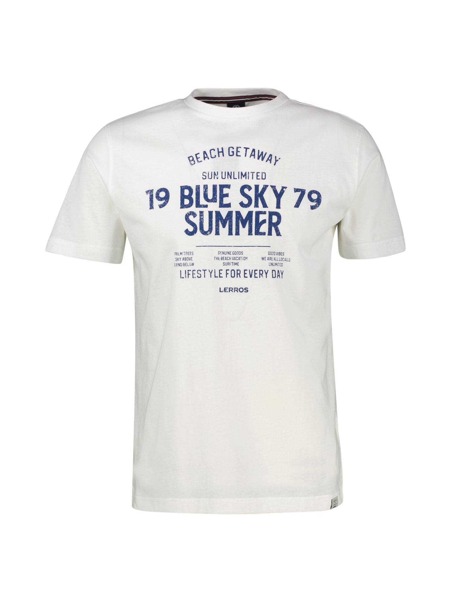 LERROS T-Shirt »LERROS Herren T-Shirt mit Brustprint«