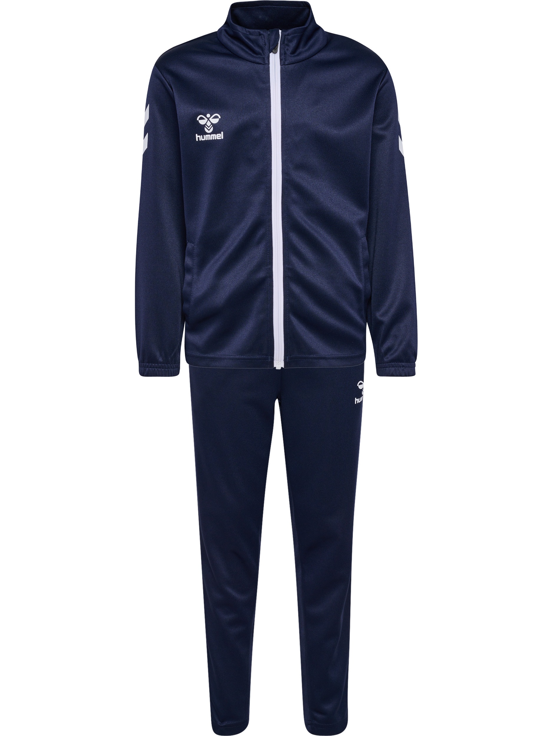 hummel Trainingsanzug "HMLLOGO SUIT KIDS" 2 Stk. 2-teiliges Set, mit Reißverschluss, pflegeleicht, aus Polyester