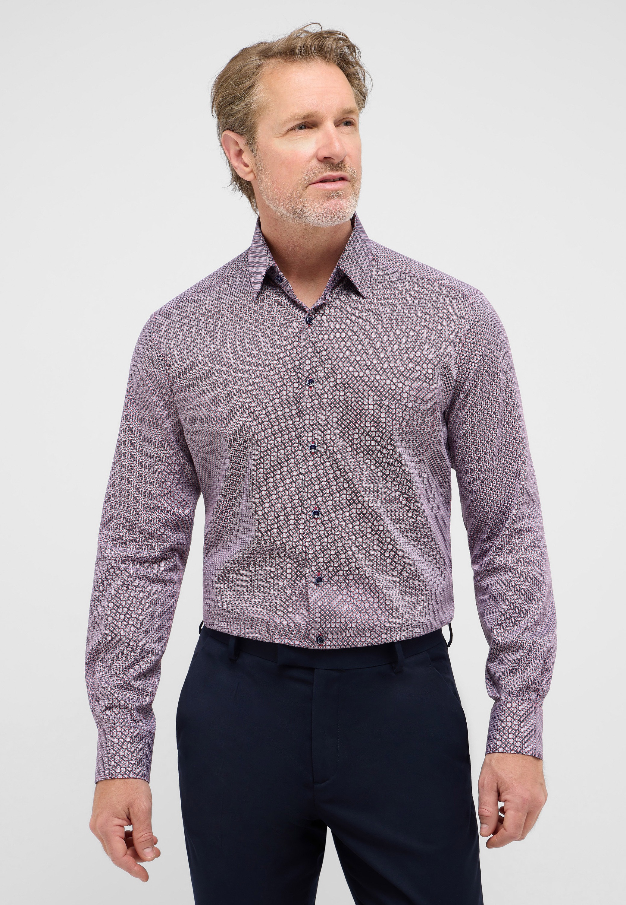 Eterna Langarmhemd "MODERN FIT", NON IRON (bügelfrei) günstig online kaufen