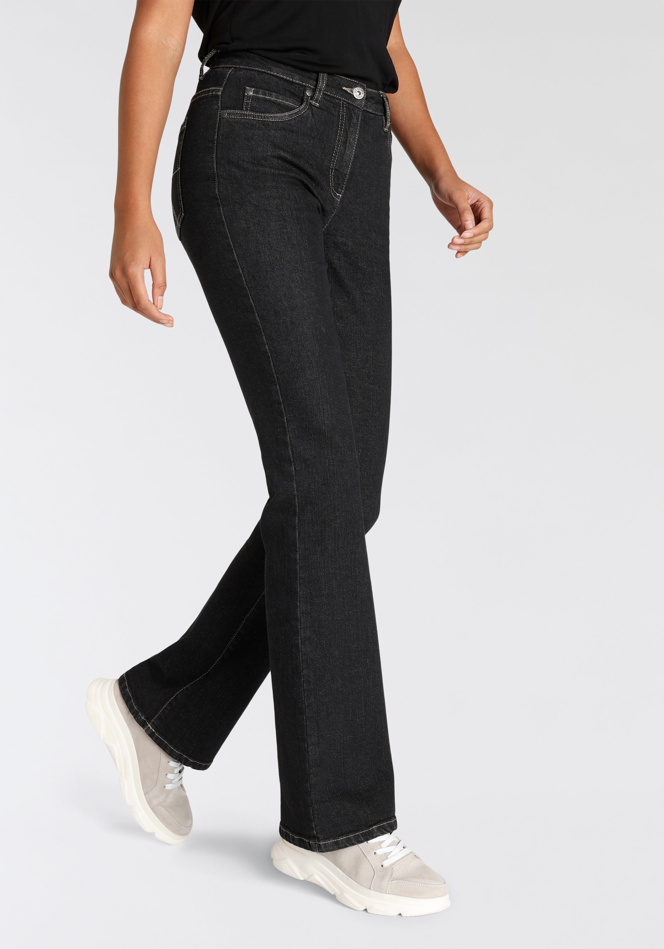 Arizona Bootcut-Jeans, High Waist