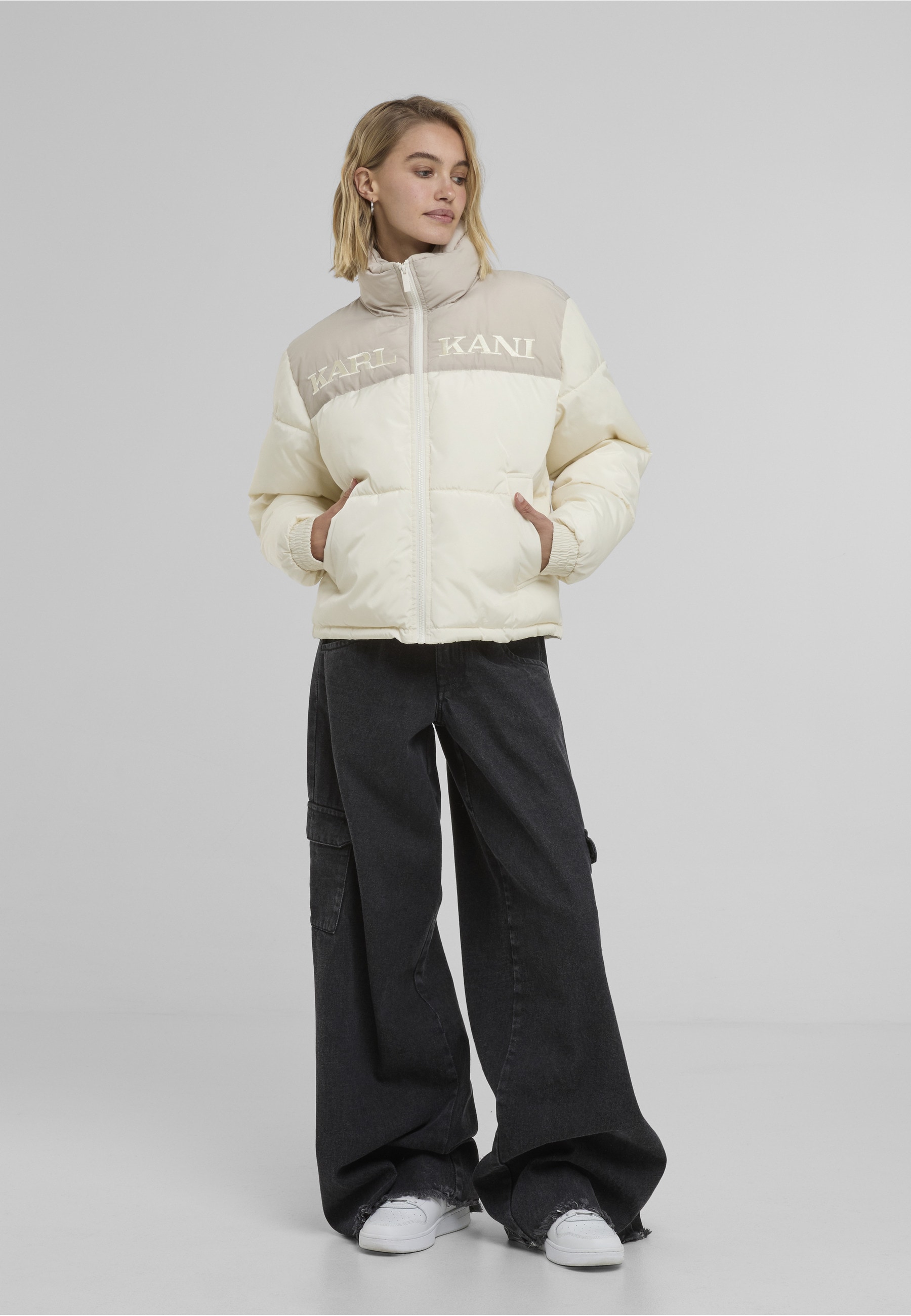 Karl Kani Winterjacke »Karl Kani KK Retro Essential Puffer Jacket« 1 Stk. tlg. ohne Kapuze