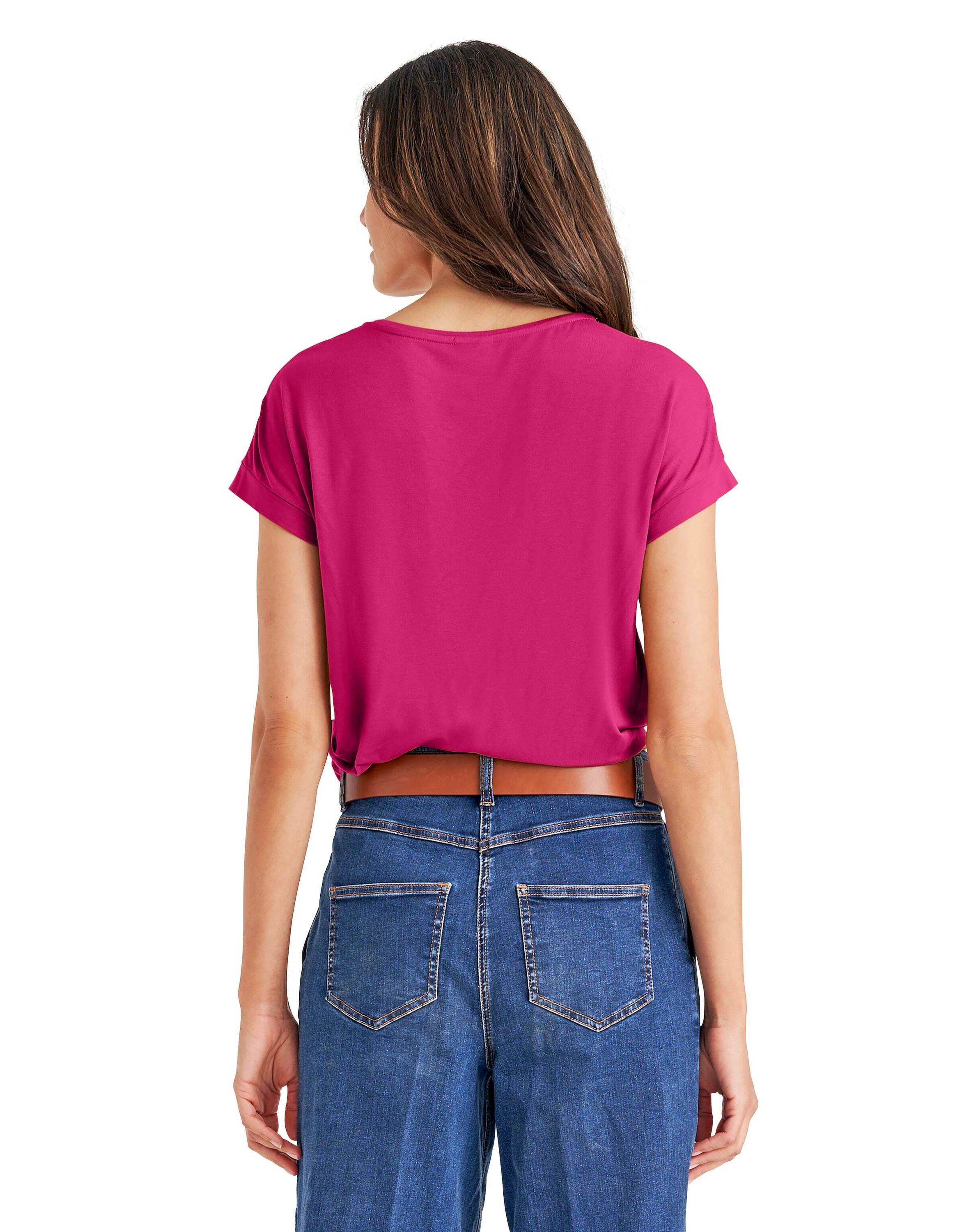 MADELEINE Kurzarmshirt »Shirt Shirt mit Rundhals-Ausschnitt«