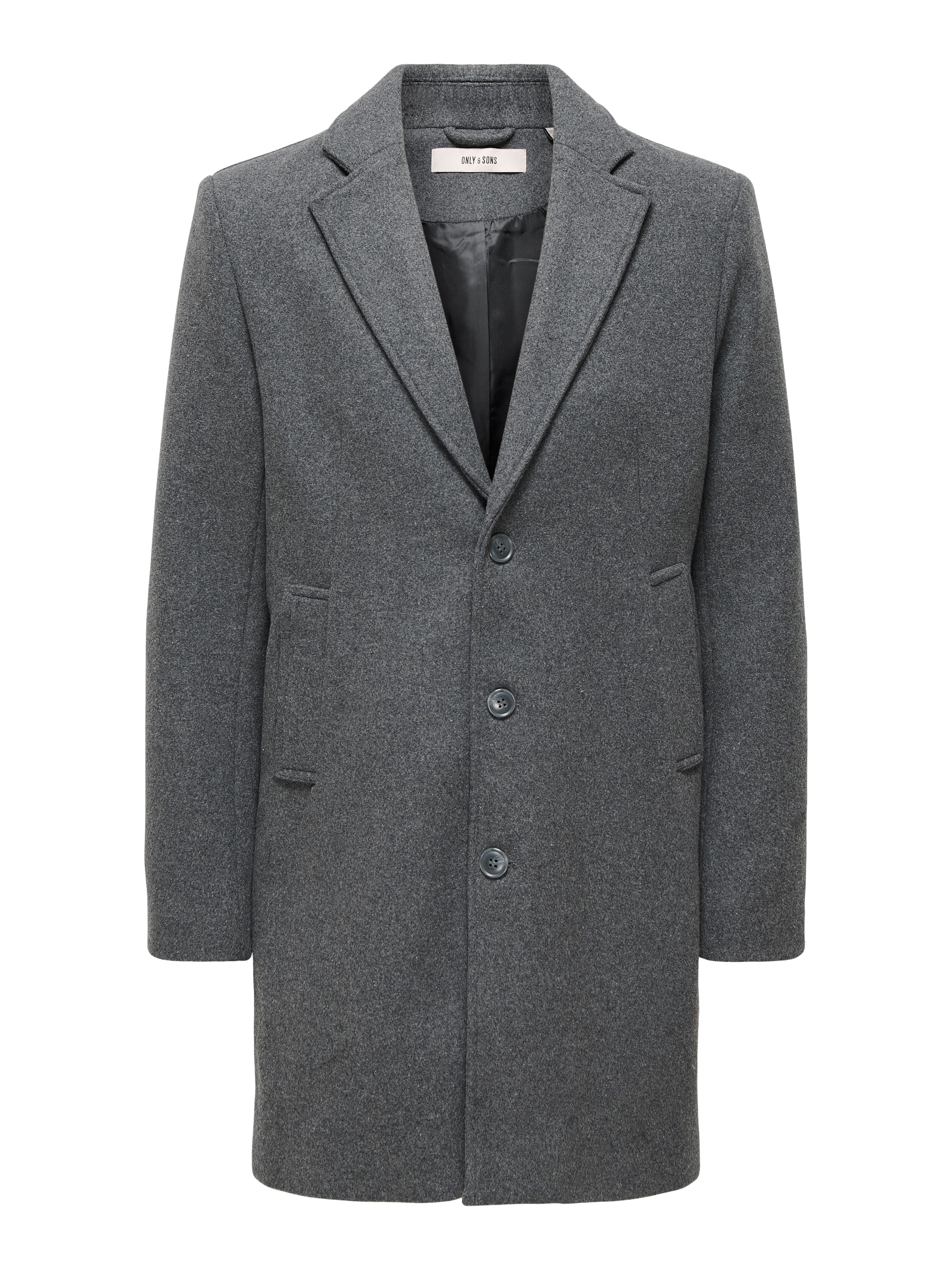 ONLY & SONS Langmantel »ONSMATTHEW WOOL COAT OTW NOOS« mit Wolle