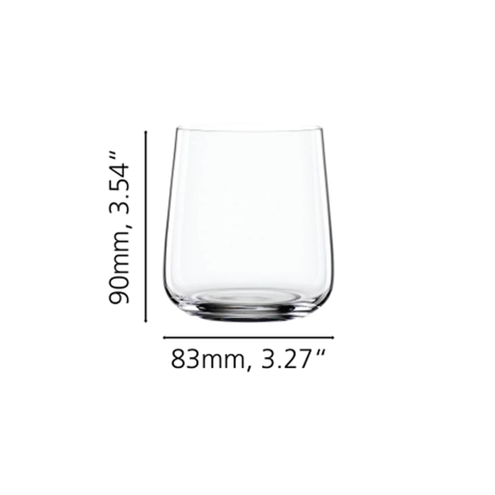 SPIEGELAU Glas, Trinkbecher »Style«, 340 ml, 4er Set