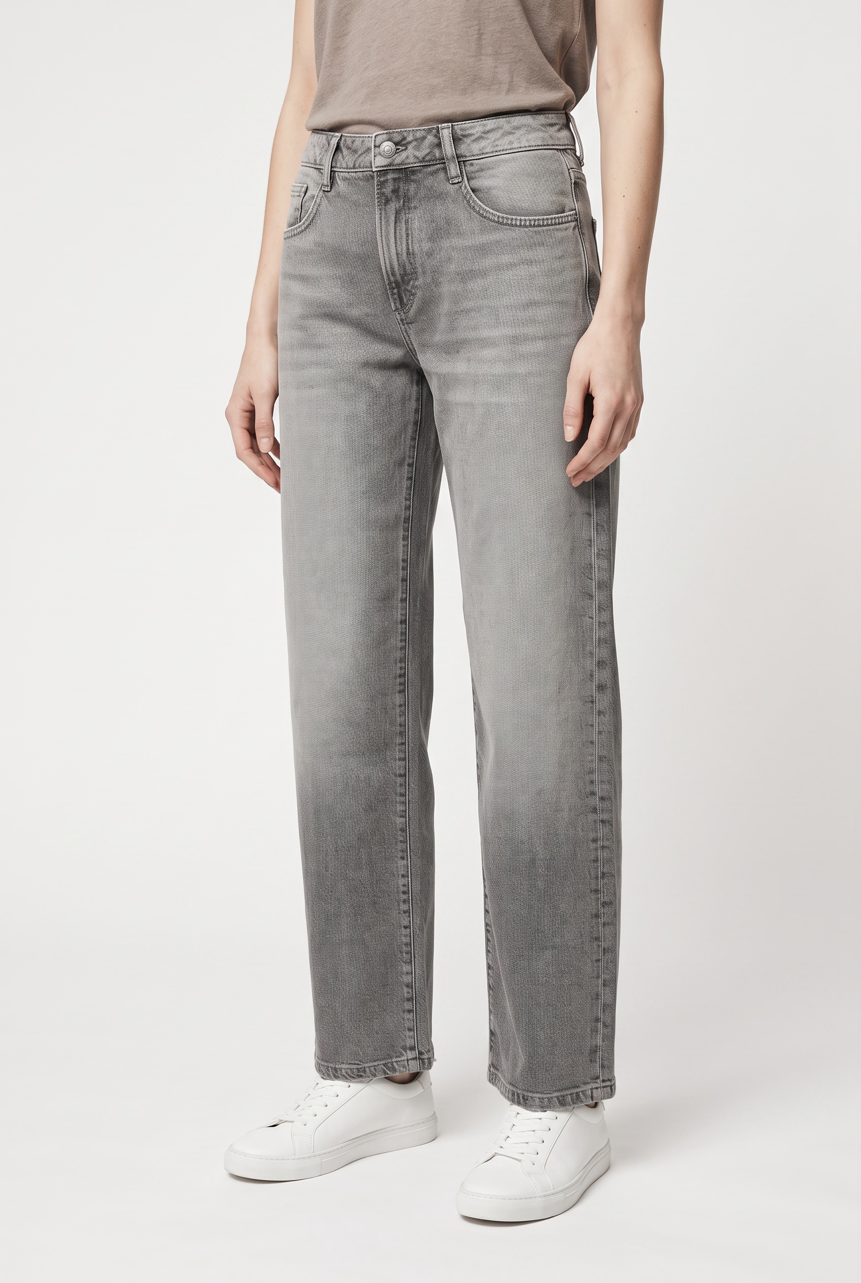 QS 5-Pocket-Hose  Barrel Leg Jeans mit Stretch