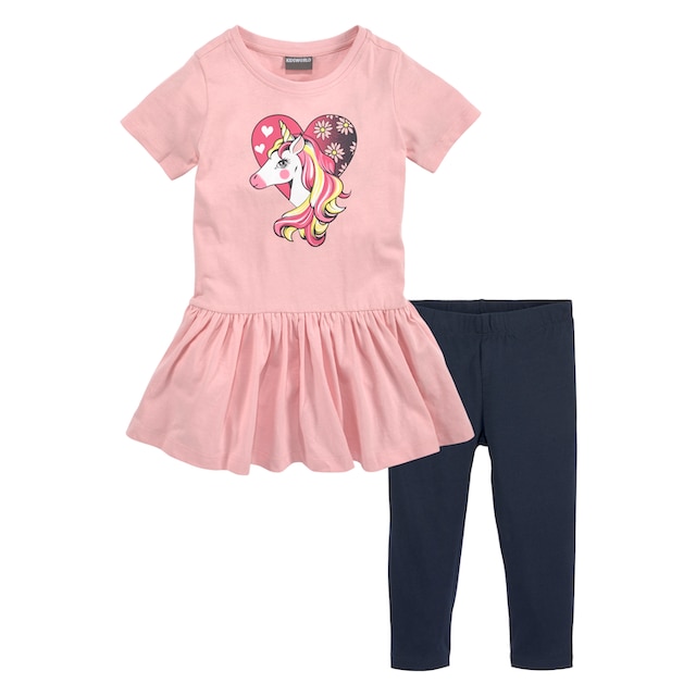 KIDSWORLD Longshirt & Leggings »Einhorn«, (Set, 2 tlg.), süßes Outfit | BAUR