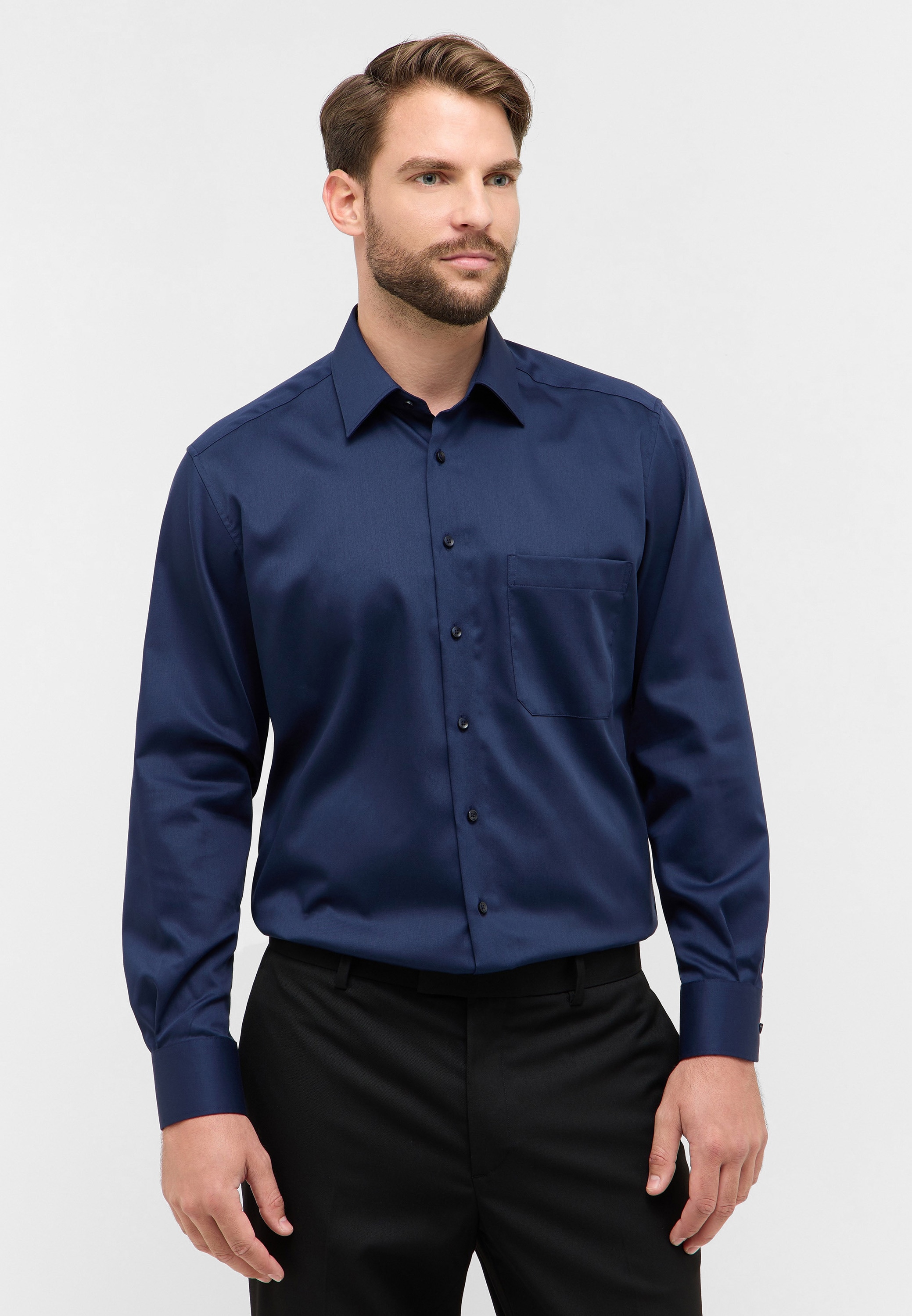 Eterna Langarmhemd "COMFORT FIT", NON IRON (bügelfrei) günstig online kaufen