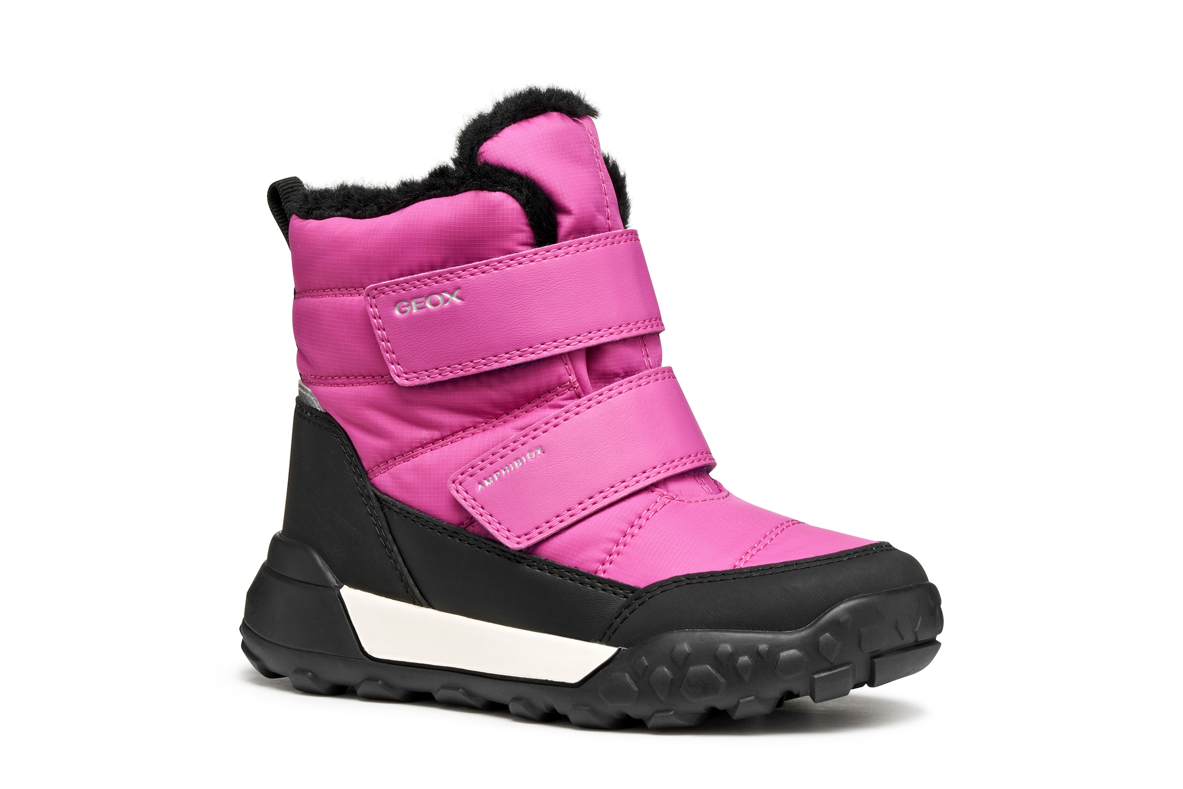 Geox Winterboots "J TREKKYUP GIRL B AB" Freizeitstiefel, Klettstiefel mit W günstig online kaufen