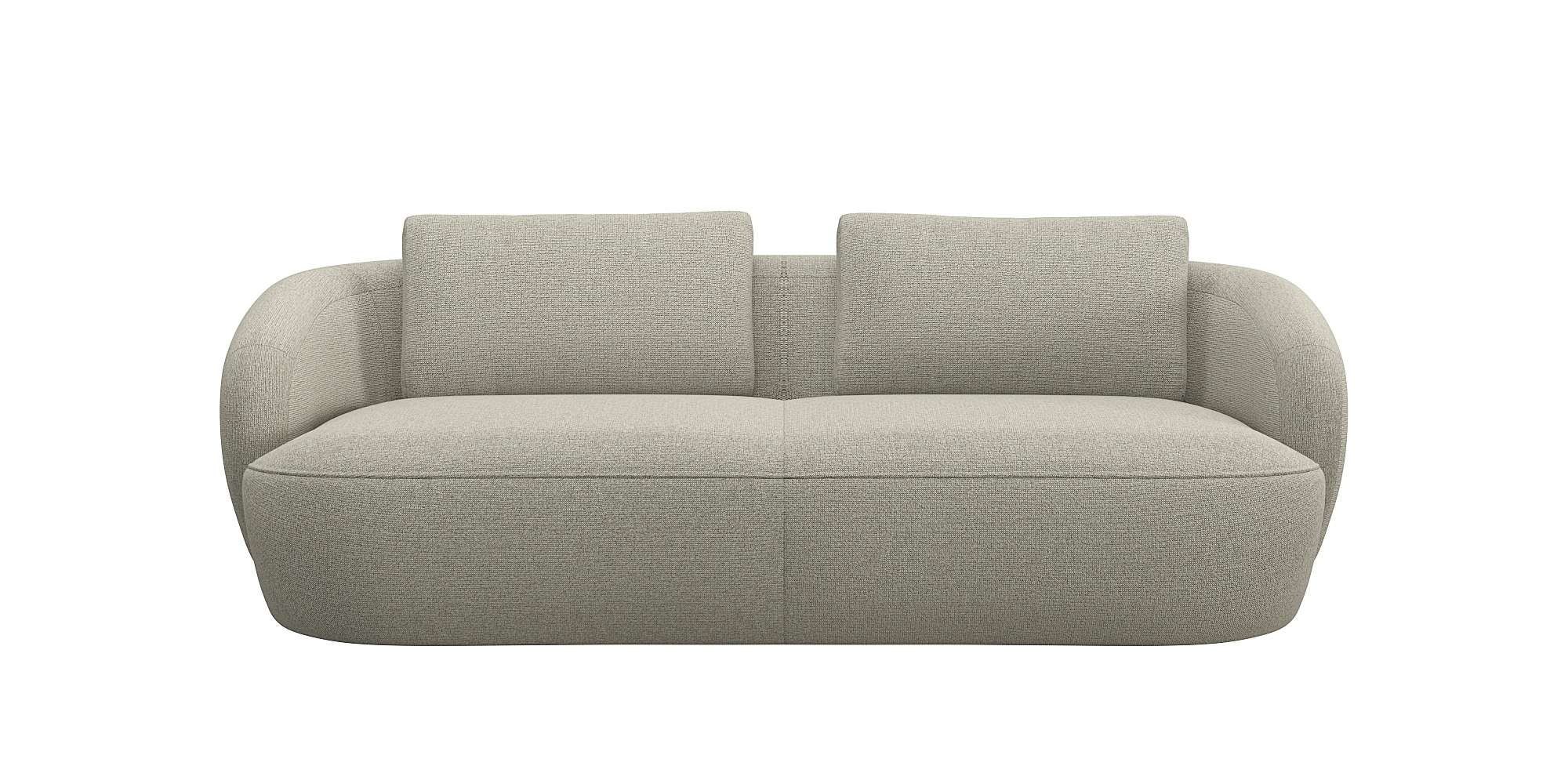 FLEXLUX 3-Sitzer "Torino, rund und bequem, Couch, Dreisitzer", Modernes, or günstig online kaufen