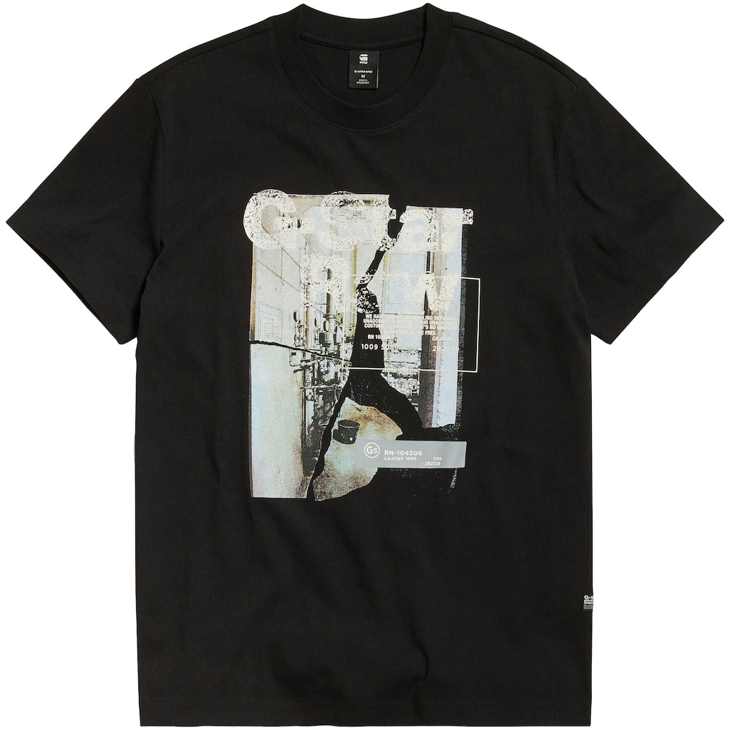 G-Star RAW T-Shirt »HQ print r t«