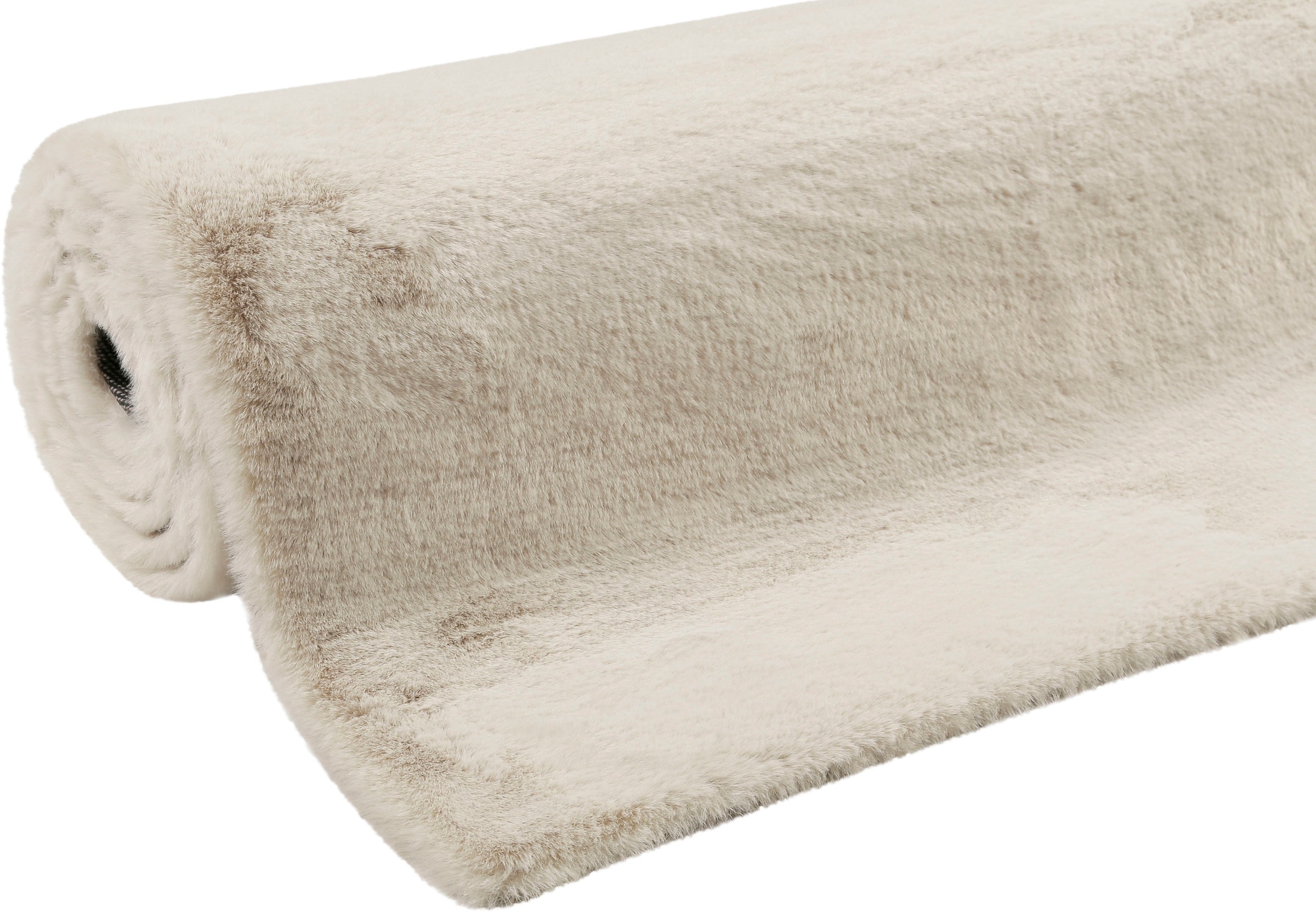 Hochflor-Teppich ESPRIT "Alice ESP-4377, Kunstfell", beige (creme, beige), B:40cm H:25mm L:60cm, Kunstfaser, Teppiche, Kaninchenfell-Haptik, besonders weich und dicht, für alle Räume 3