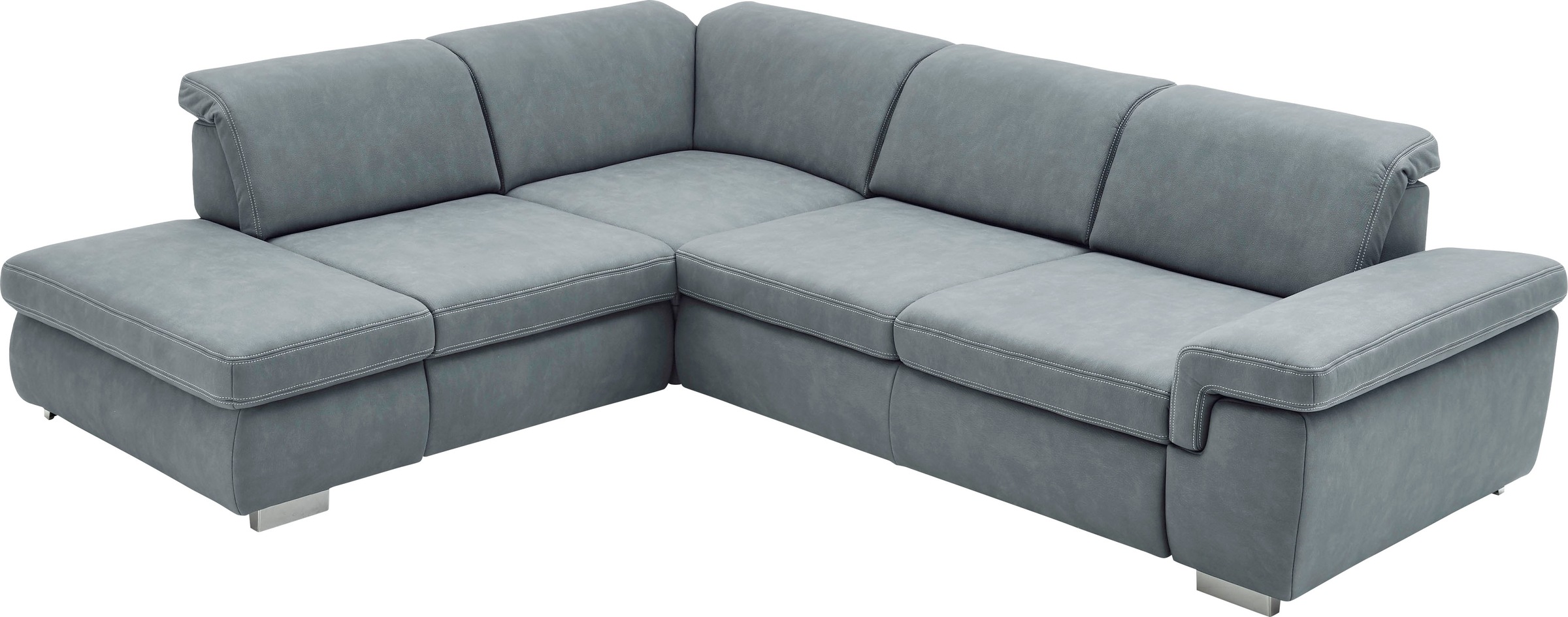 Die PlanBar Ecksofa »MP-IN17041 L-Form«, Sitztiefenverstellung, optional mit Kopfteilverstellung & Bettfunktion