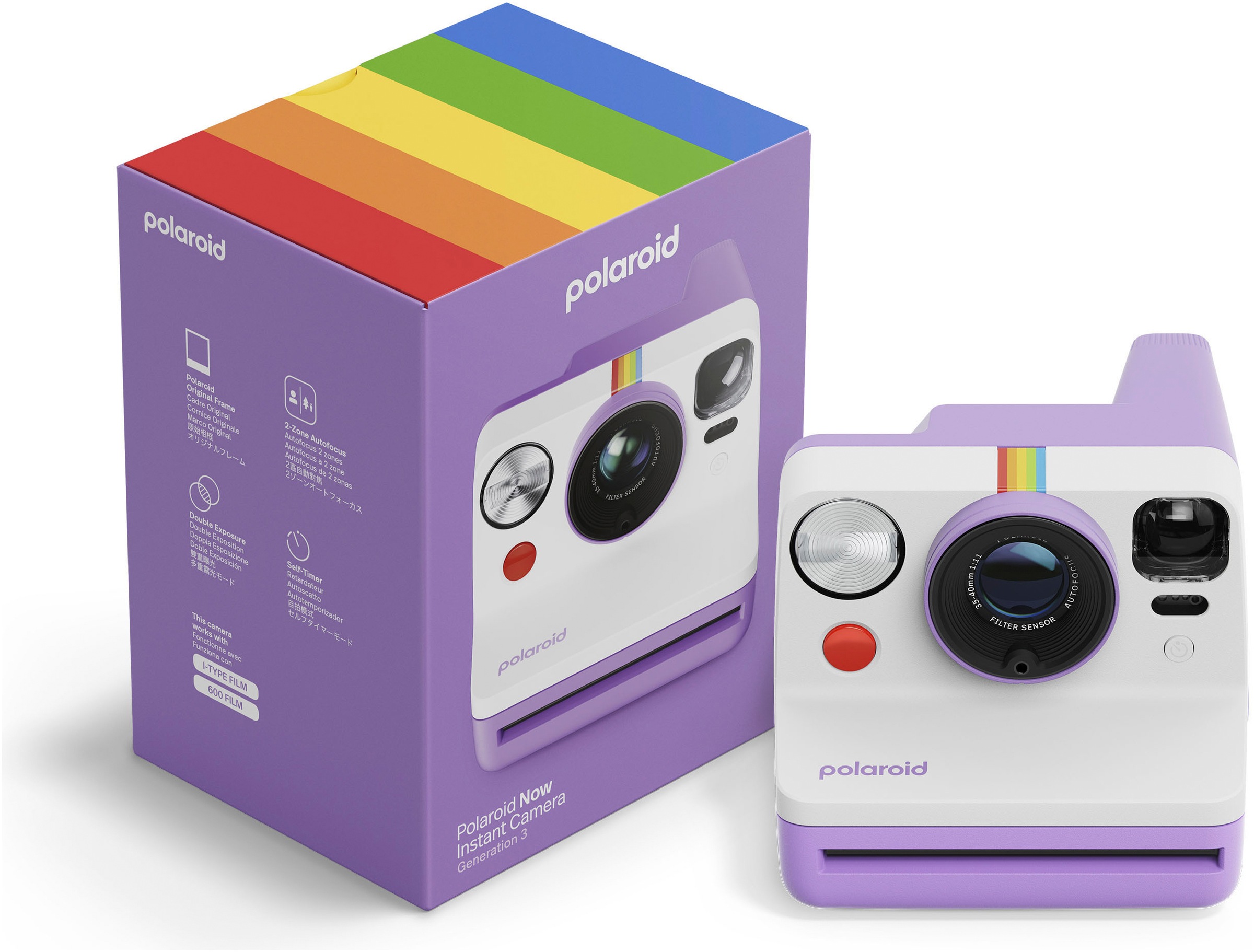 Polaroid Appareil Photo Instantané Now Gen 3 Purple One Size unisex