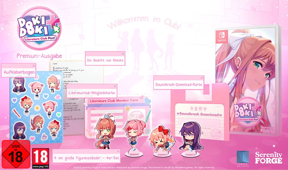 NBG Spielesoftware »Doki Doki Literature Club Plus! - [Nintendo Switch]« Nintendo Switch
