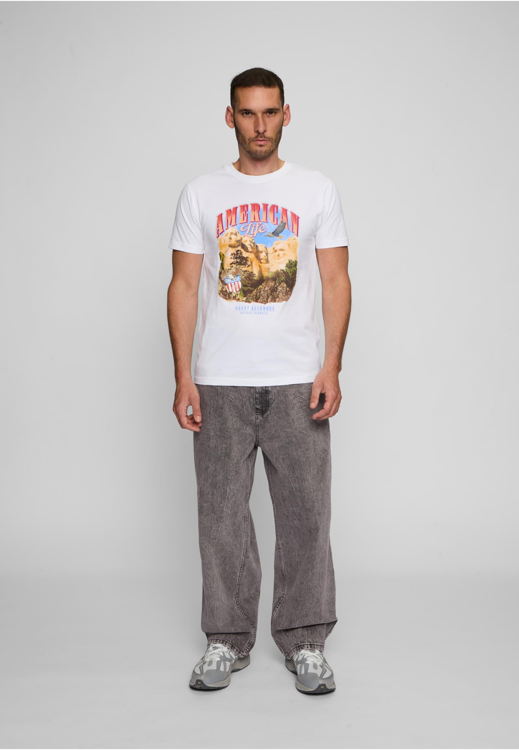 MisterTee T-Shirt »MisterTee Herren American Life Mount Roushmore Tee«, (1 tlg.)
