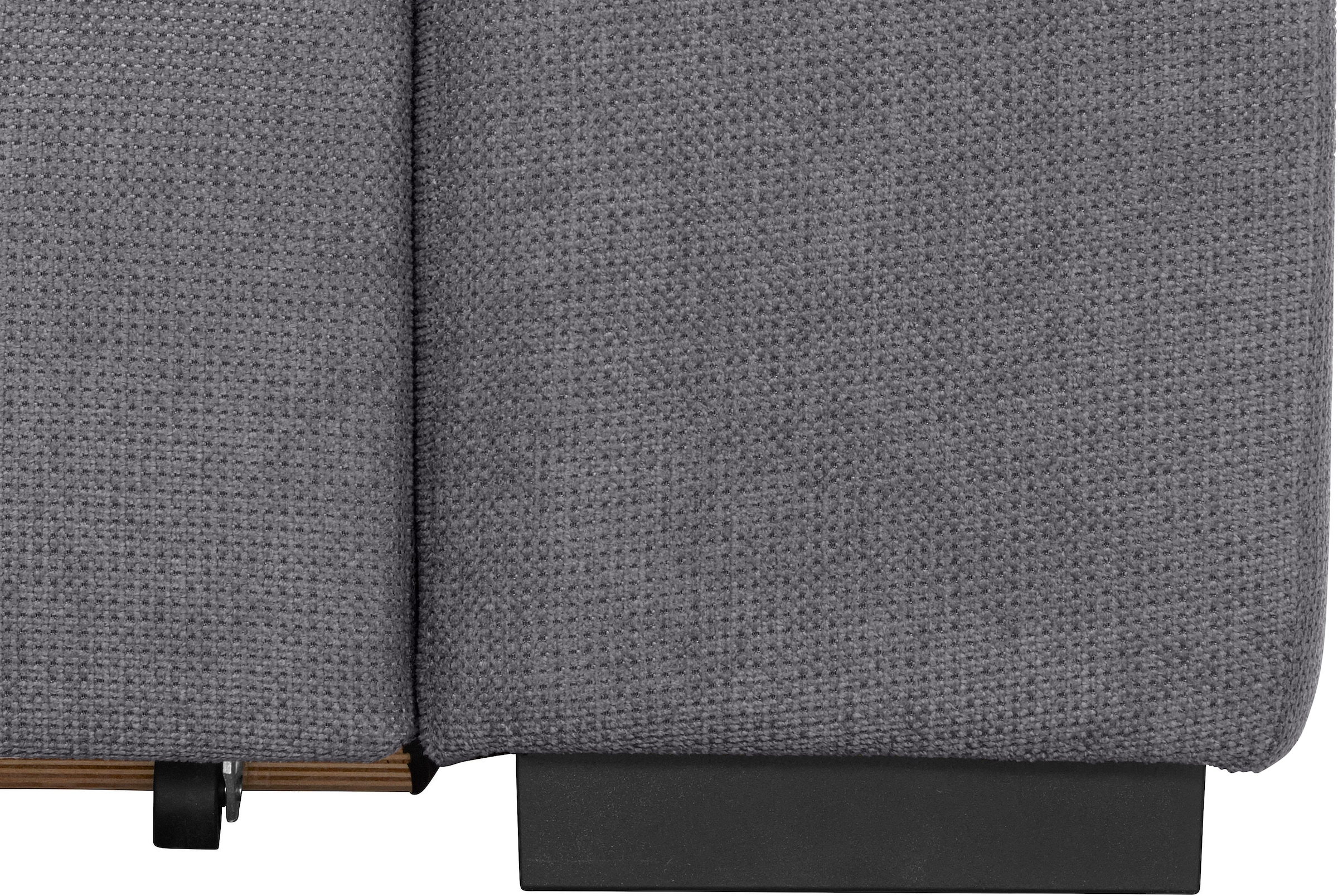 COTTA Ecksofa »Lola L-Form mit Kopfteilfunktion & Hocker«, (Set, mit Hocker), wahlweise mit Bettfunktion, Bettkasten & Armteilverstellung