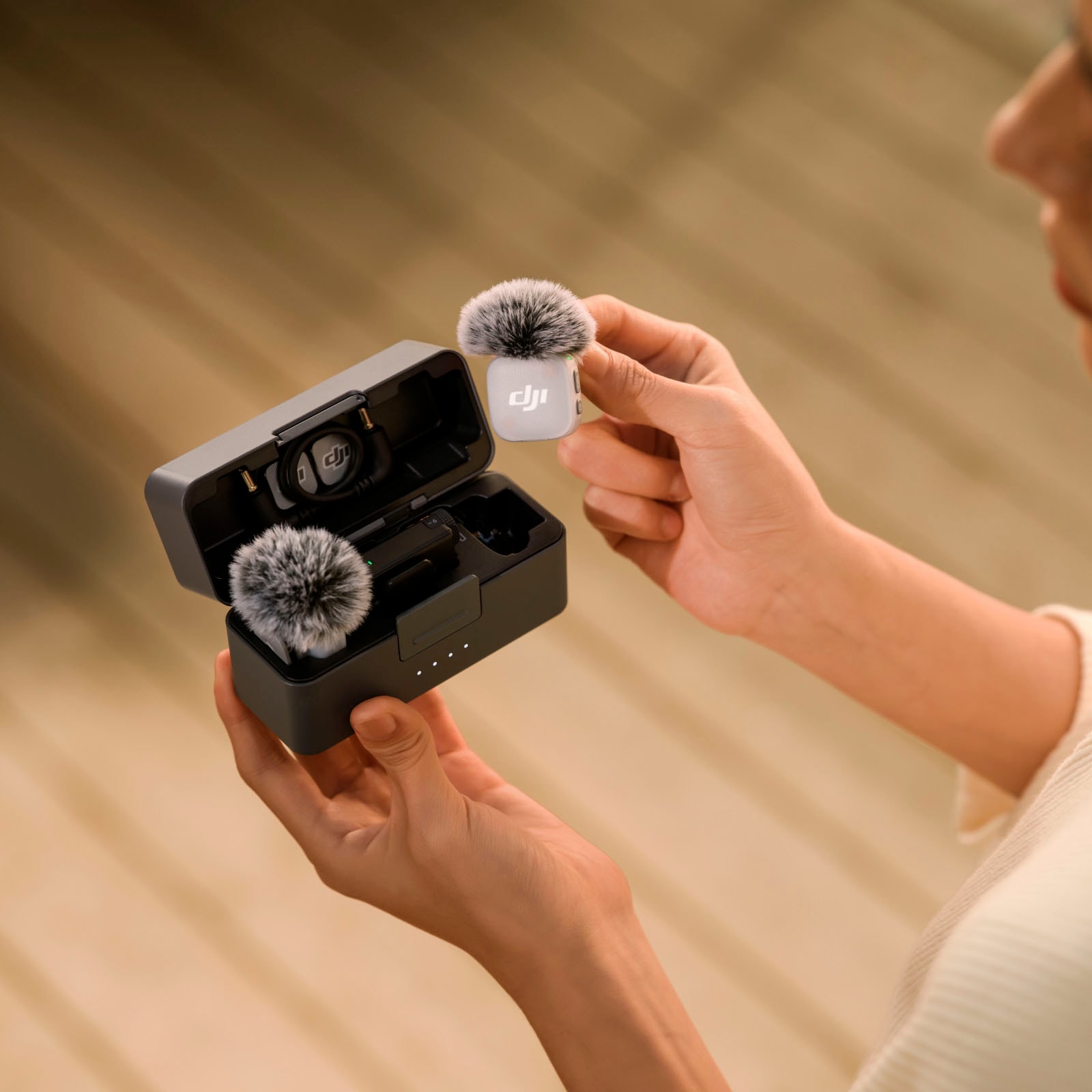DJI Mikrofon »Mic Mini 2 (2 TX + 1 RX + Charging Case)«