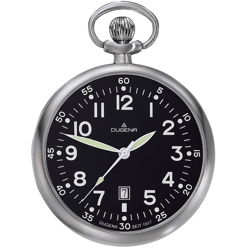 Dugena Taschenuhr »Lepine, 4288289-1«, (Set, 2 tlg., mit Kette)