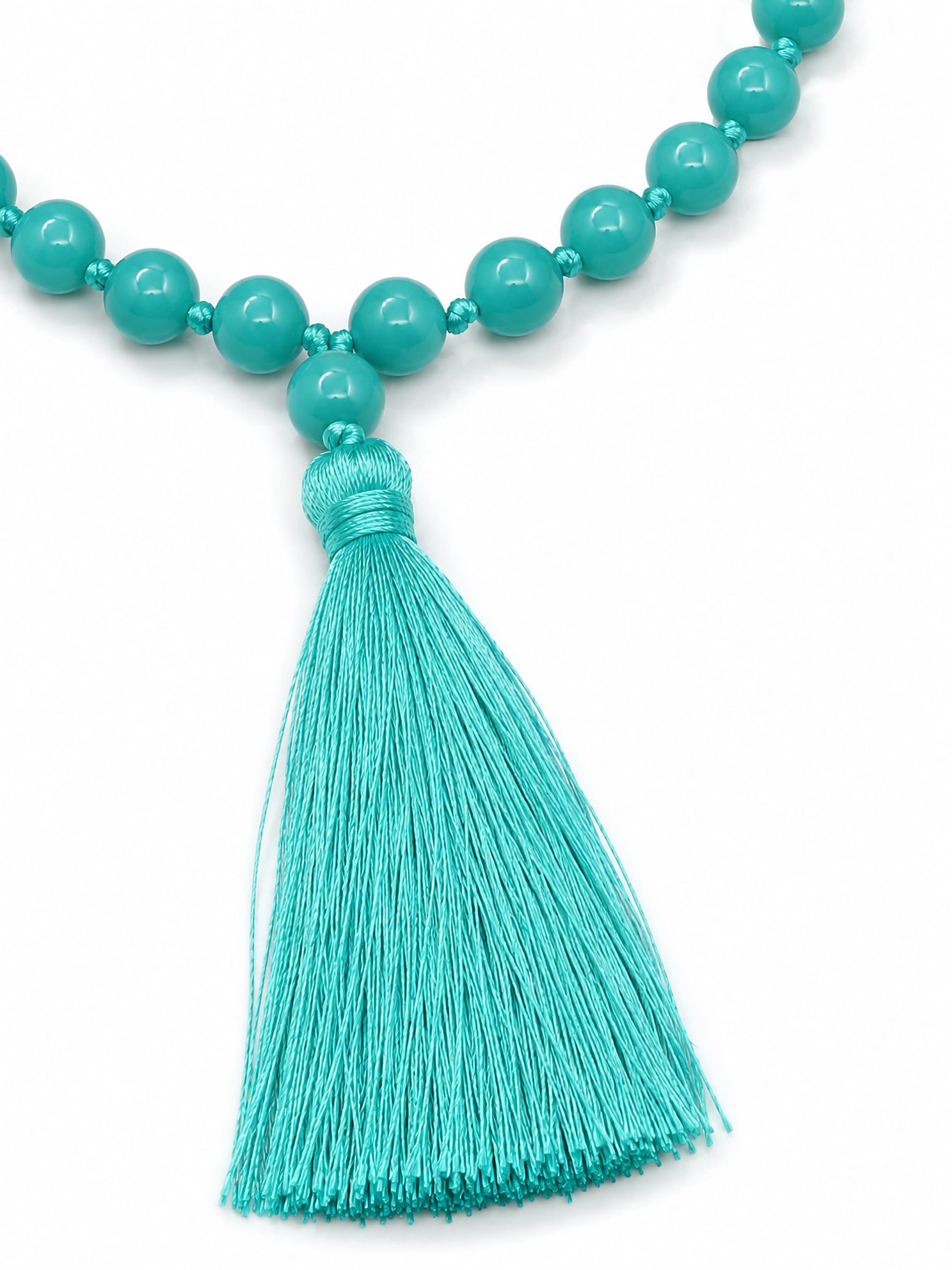 COLLEZIONE ALESSANDRO Lange Kette »Dehli« mit echten Glasperlen