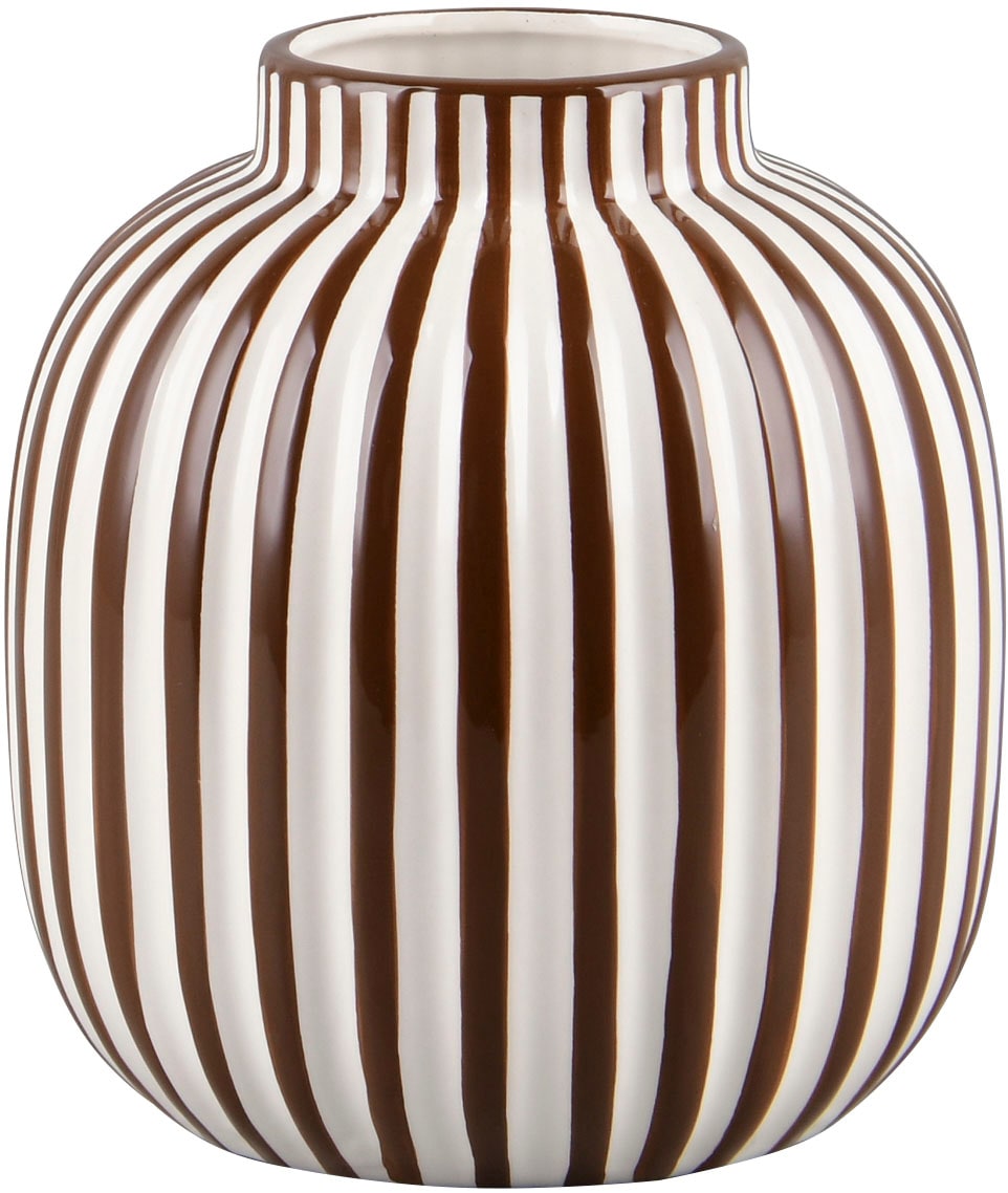 MIRRORS AND MORE Dekovase »SAVANNA« Dekovase mit  Streifen