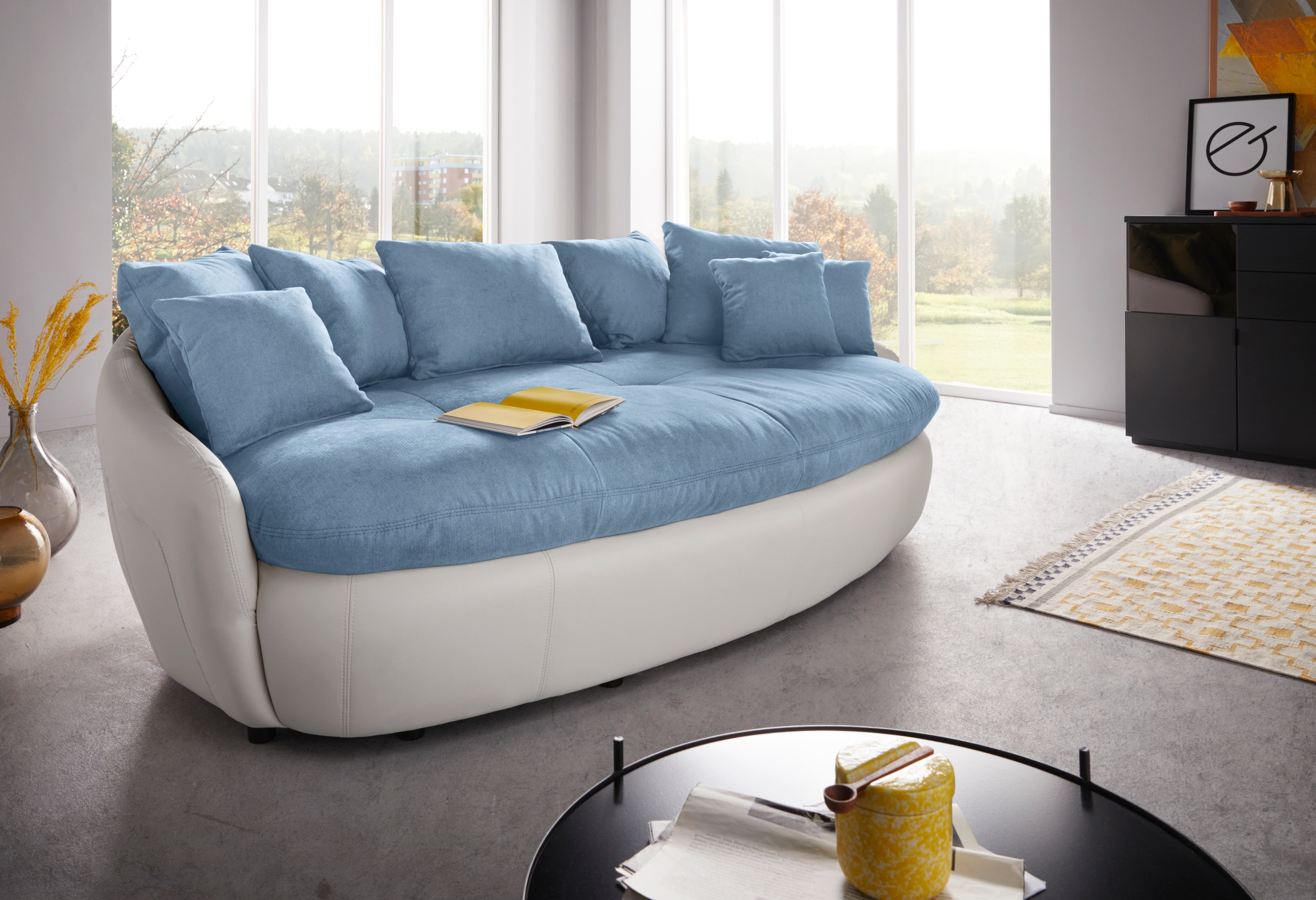 COTTA Big-Sofa "Aruba" gemütliches Megasofa in XXL in organischer Form mit günstig online kaufen