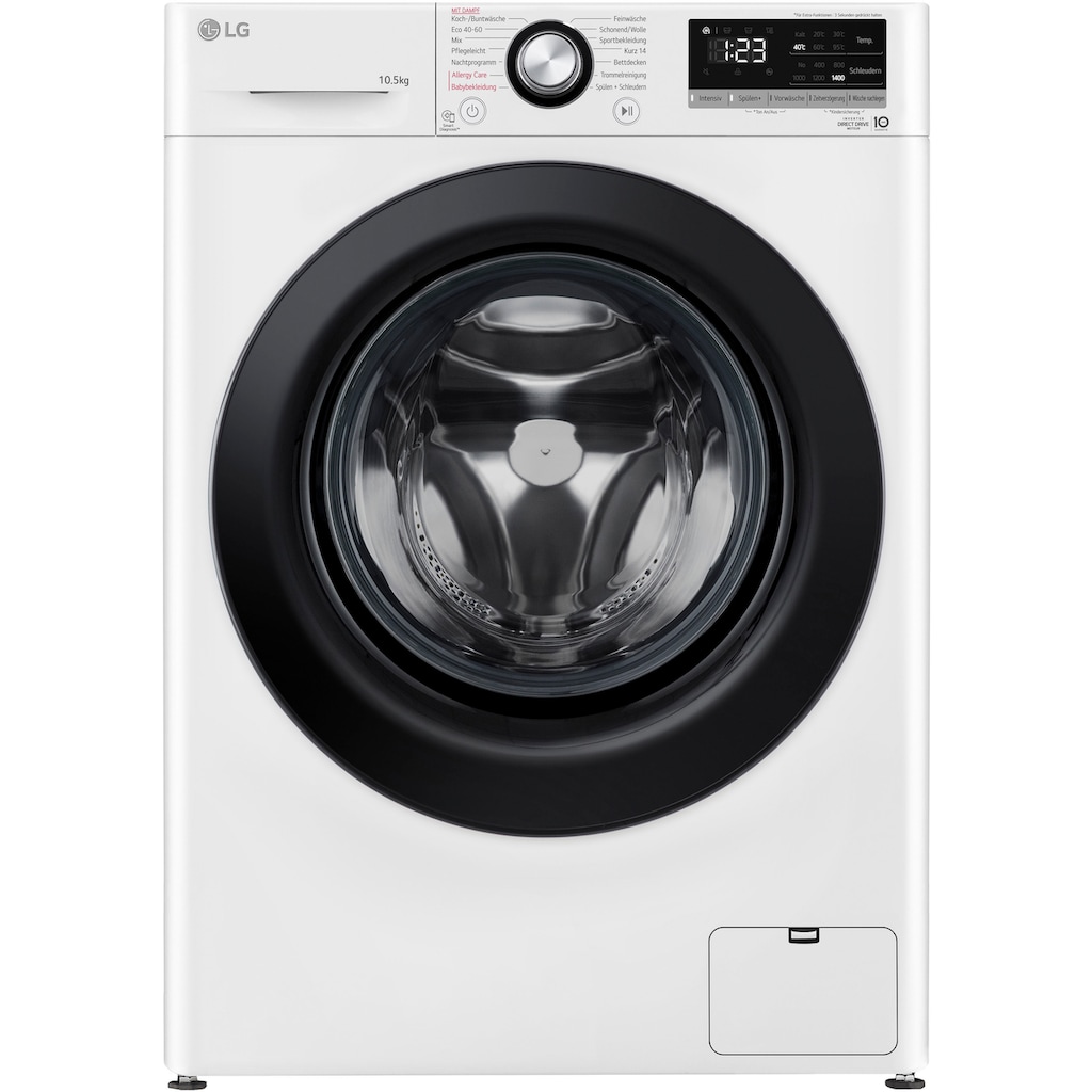 LG Waschmaschine »F4WV40X5«, F4WV40X5, 10,5 kg, 1400 U/min