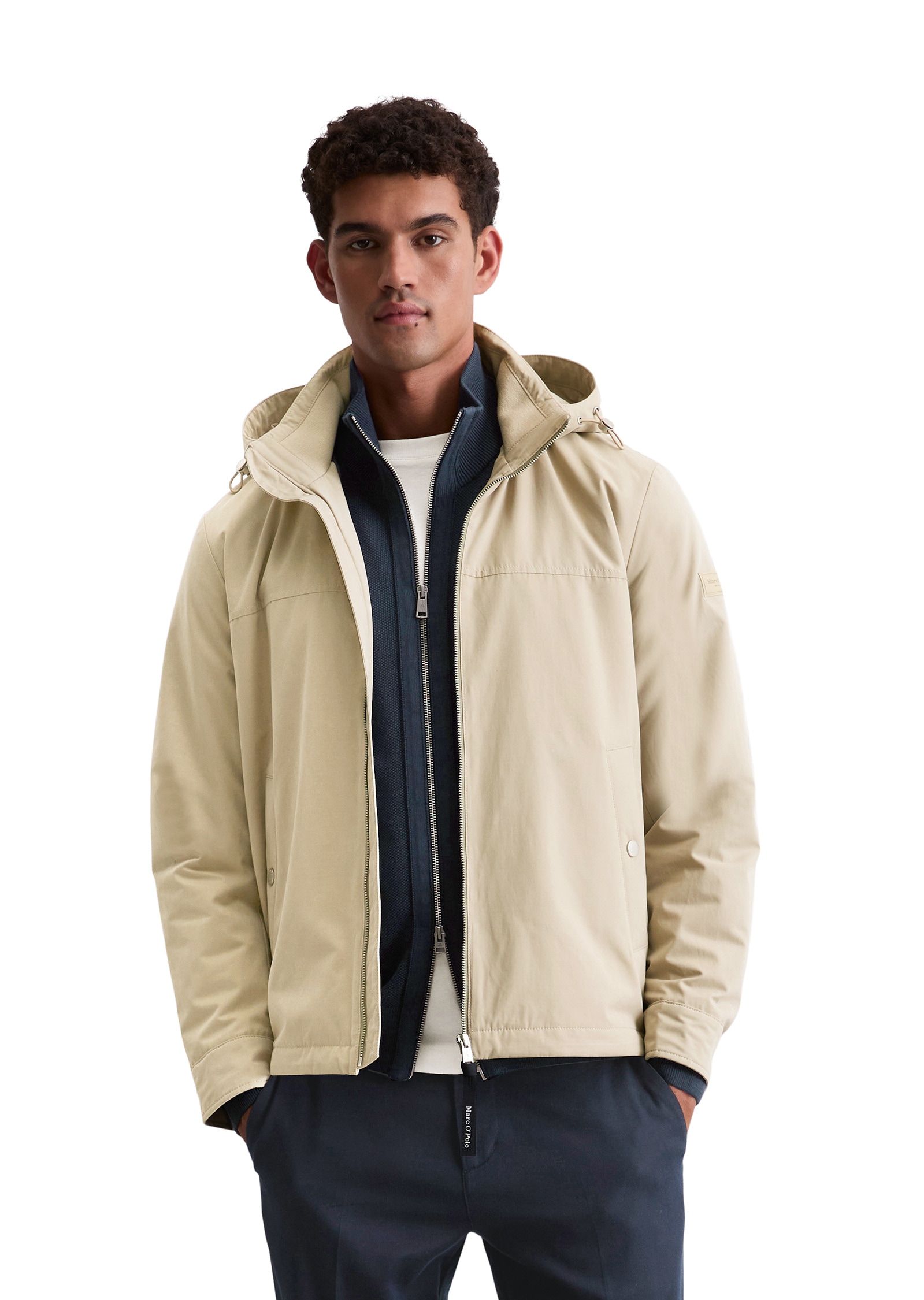 Marc OPolo Outdoorjacke "aus wasserabweisendem Technical Poly Cotton", mit günstig online kaufen