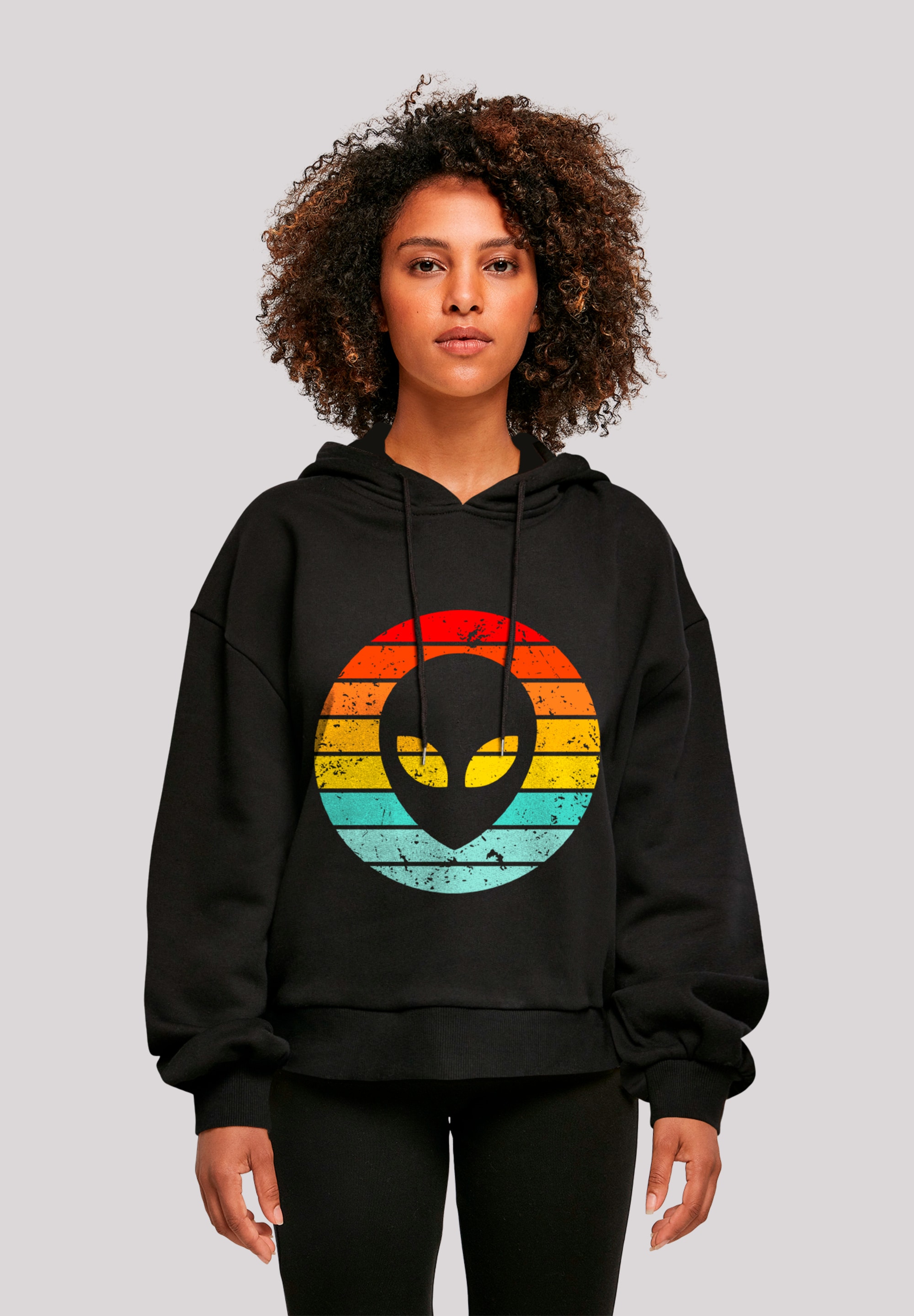 F4NT4STIC Sweatshirt "Alien Retro Sonnenuntergang", Premium Qualität günstig online kaufen