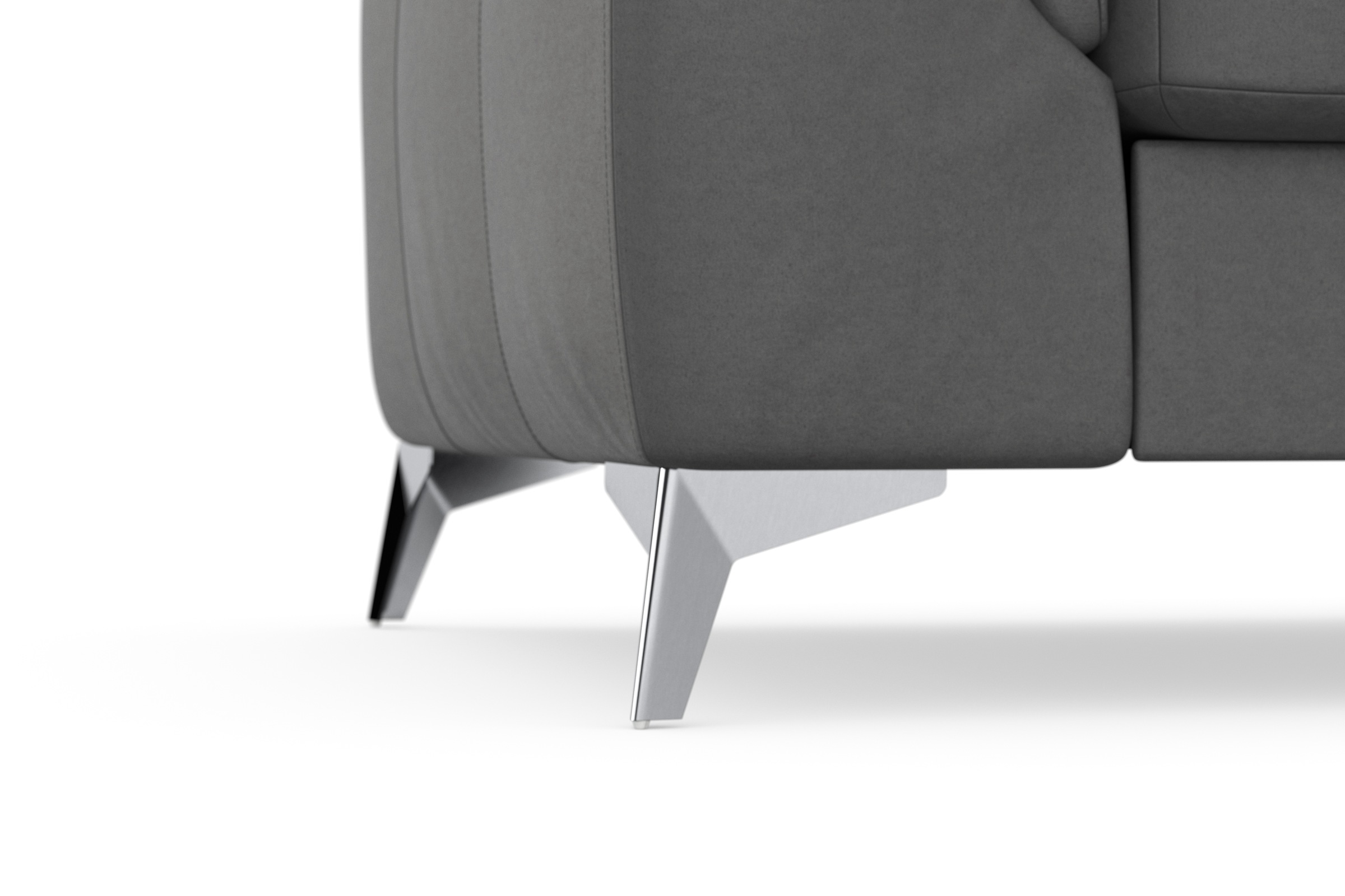 sit&more Ecksofa »Sinatra L-Form« mit Ottomane, optional mit Kopfteilverstellung und Armteilfunktion