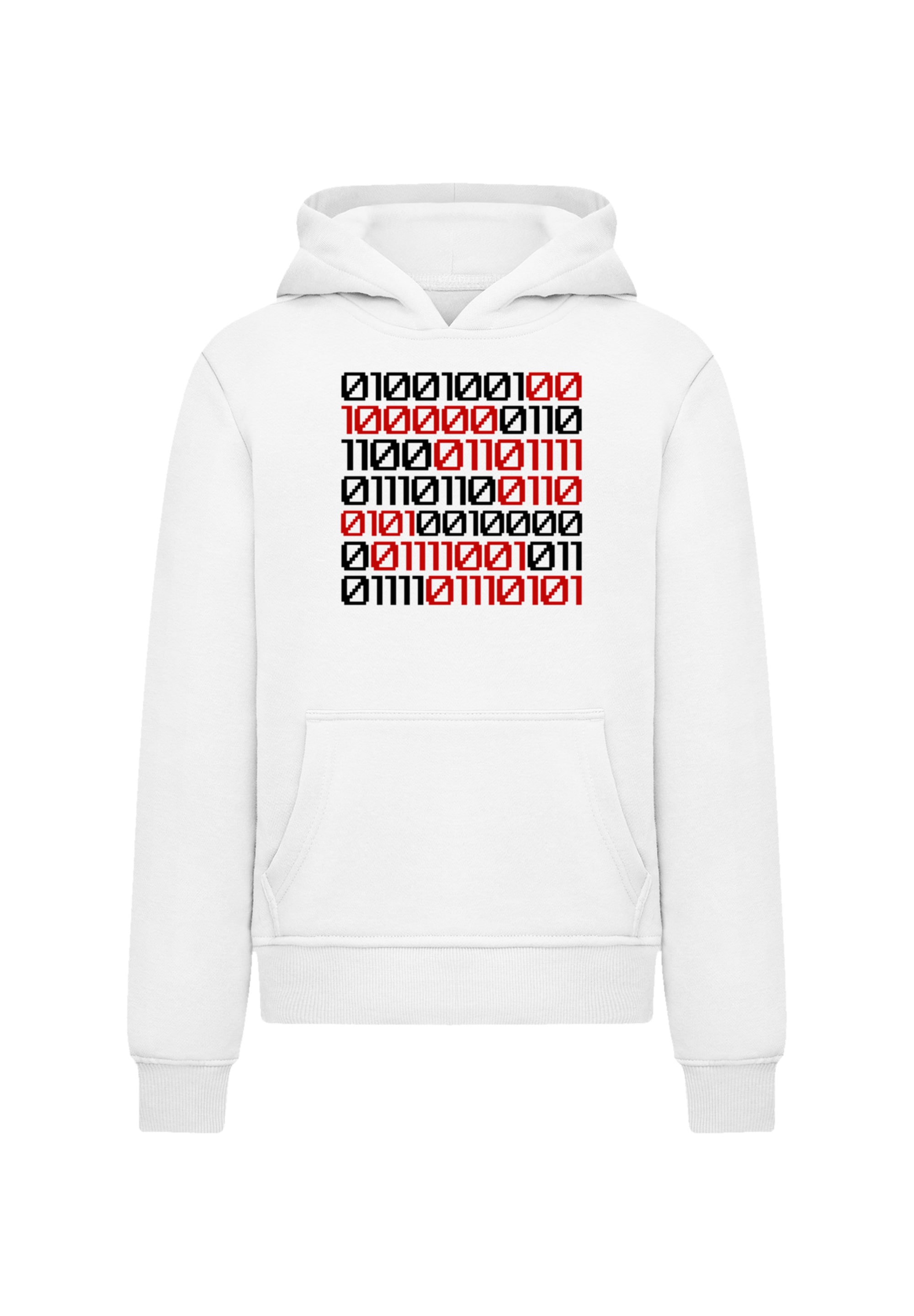 F4NT4STIC Kapuzenpullover »I love you 01001001 Binary Code Valentinstag«, Premium Qualität