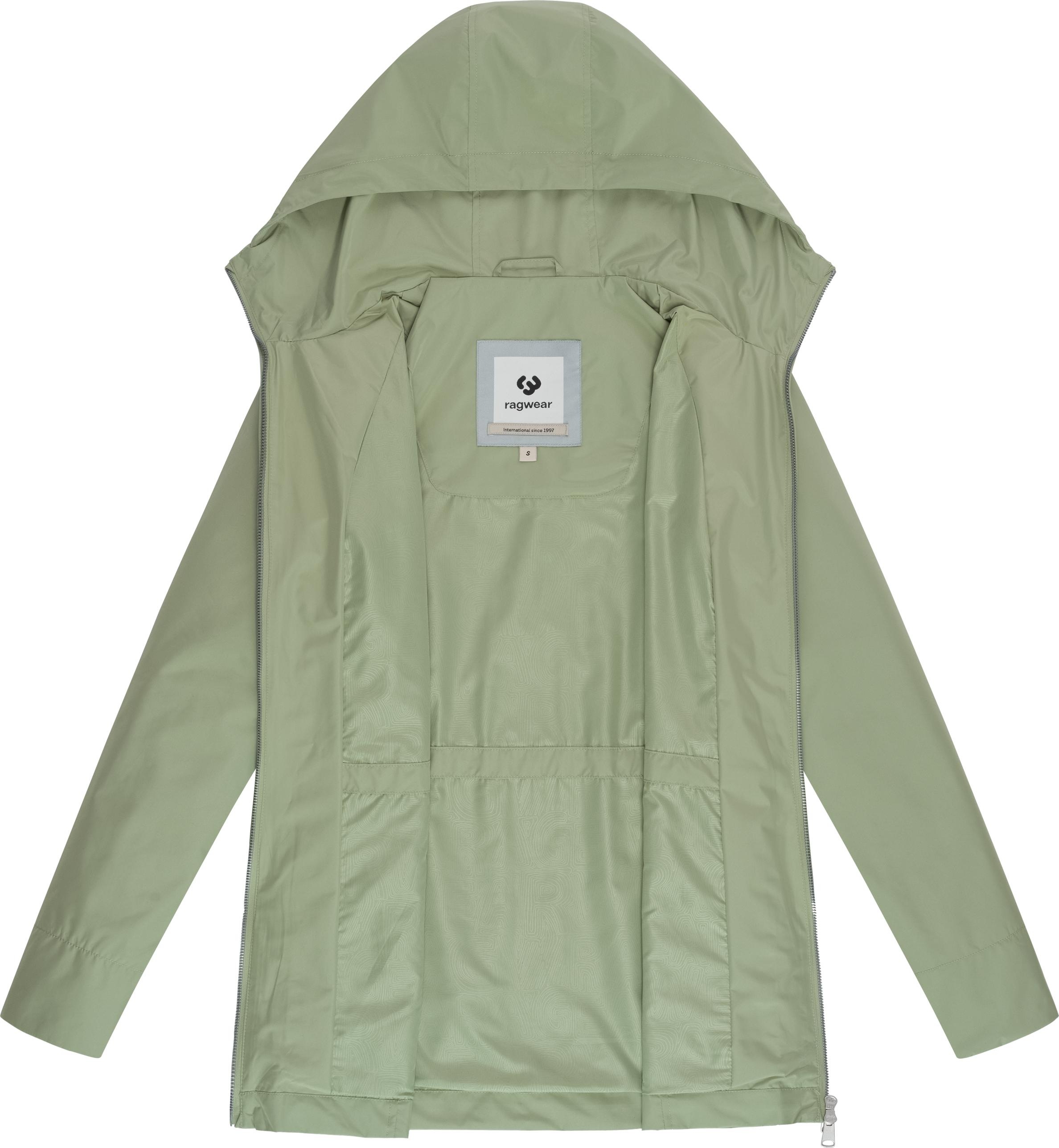 Ragwear Funktionsjacke »Monadetta A«, mit Kapuze, Wasserdichte und atmungsaktive Übergangsjacke mit Kapuze